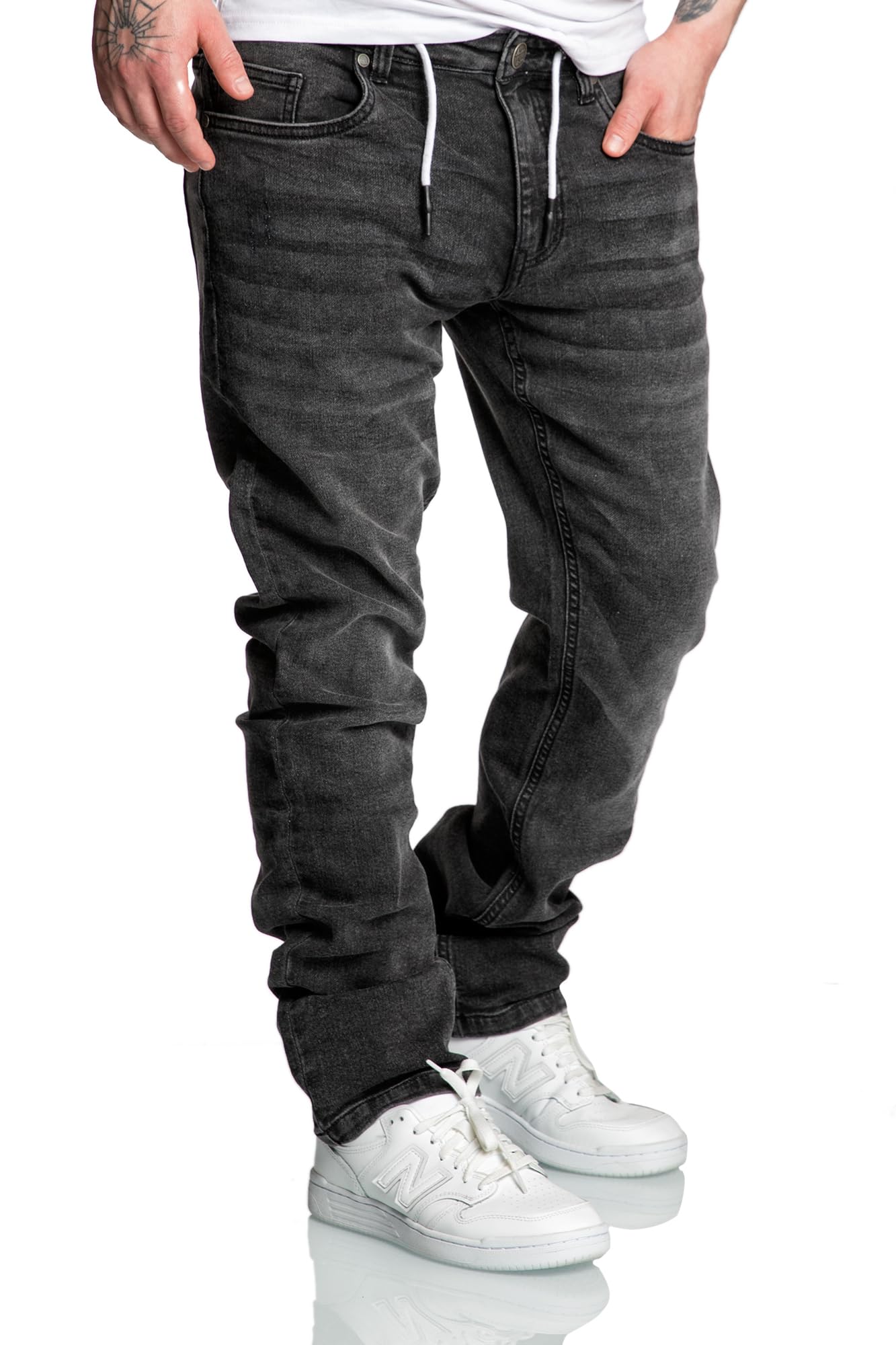 Amaci&Sons Men’s Stretch Denim Jogging Jeans