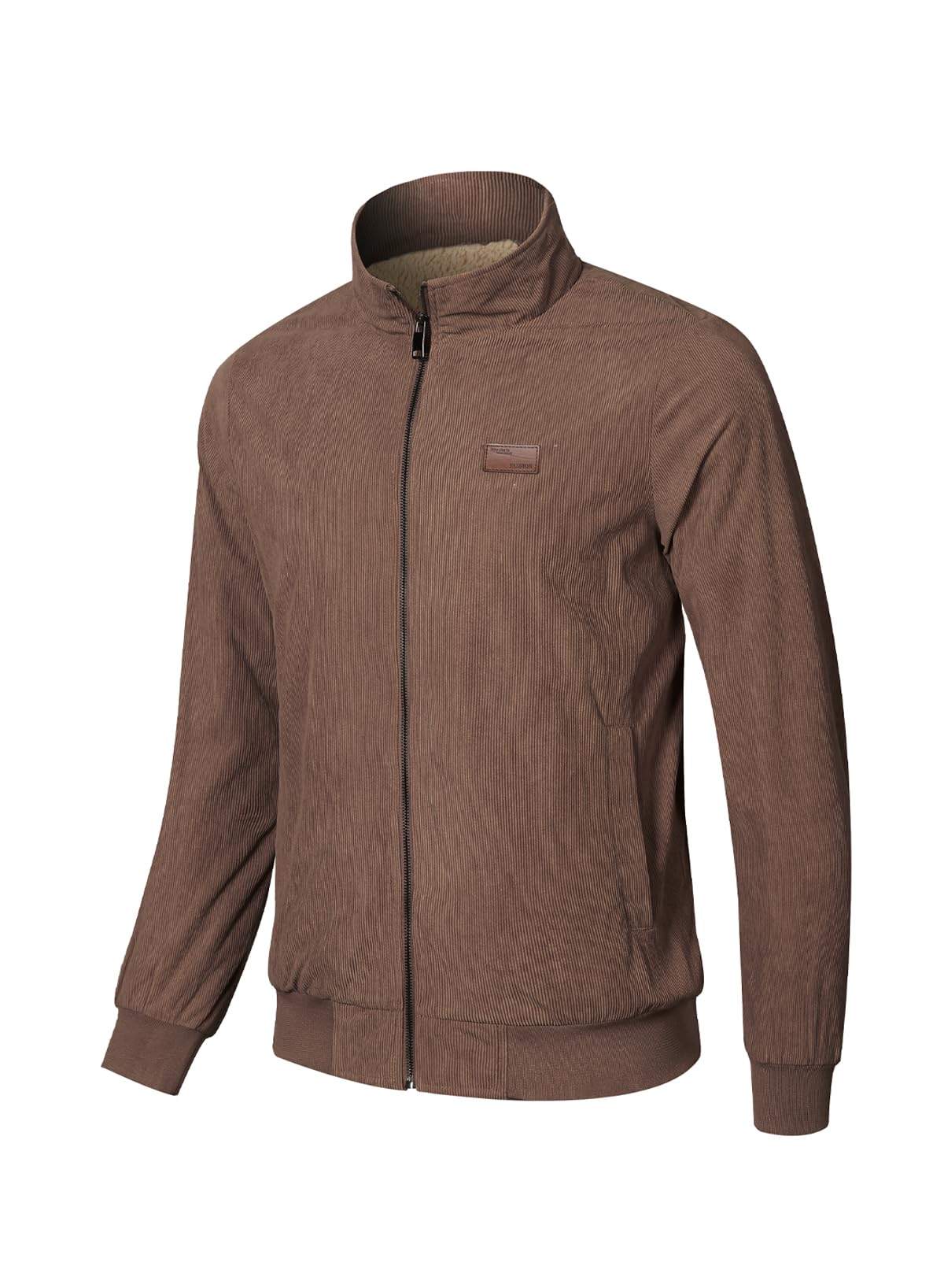 Men’s Corduroy Jacket – Fleece-Lined Winter Coat