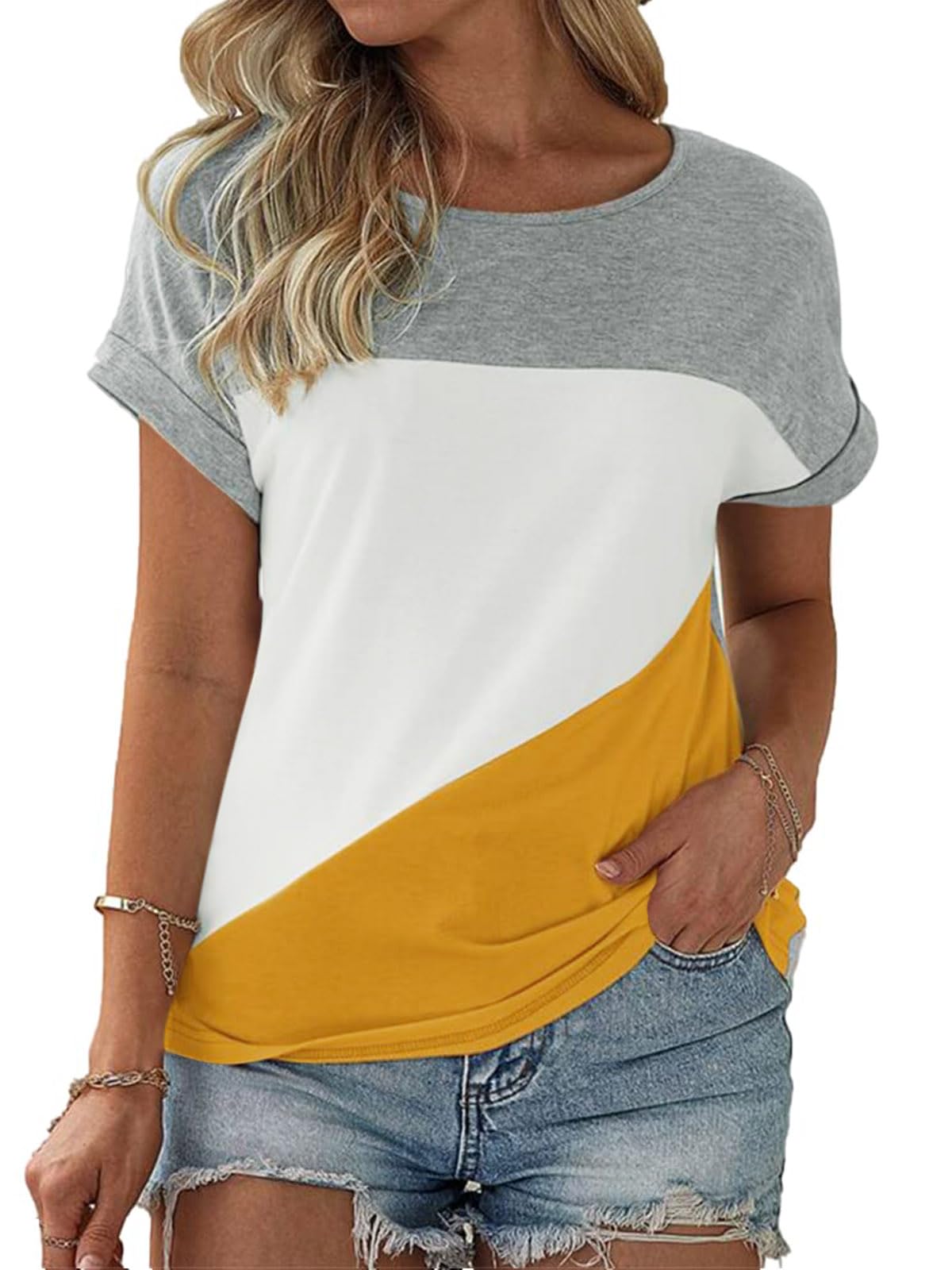 Women's Color Block T-Shirt