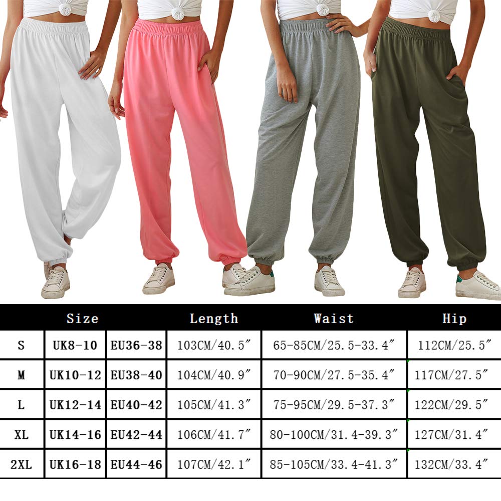 Nuofengkudu Women’s High-Waist Jogging Pants