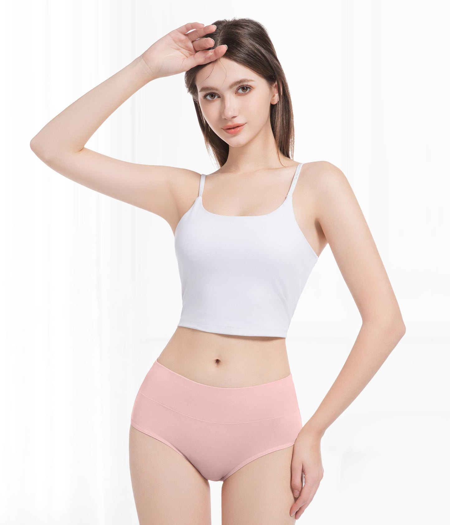 Women’s High Waist Cotton Panties 5-Pack - Sizes S-3XL
