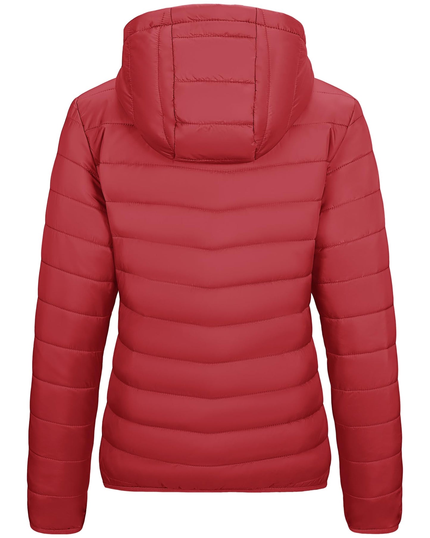 Outdoor Ventures Women’s Lightweight Hooded Puffer Jacket