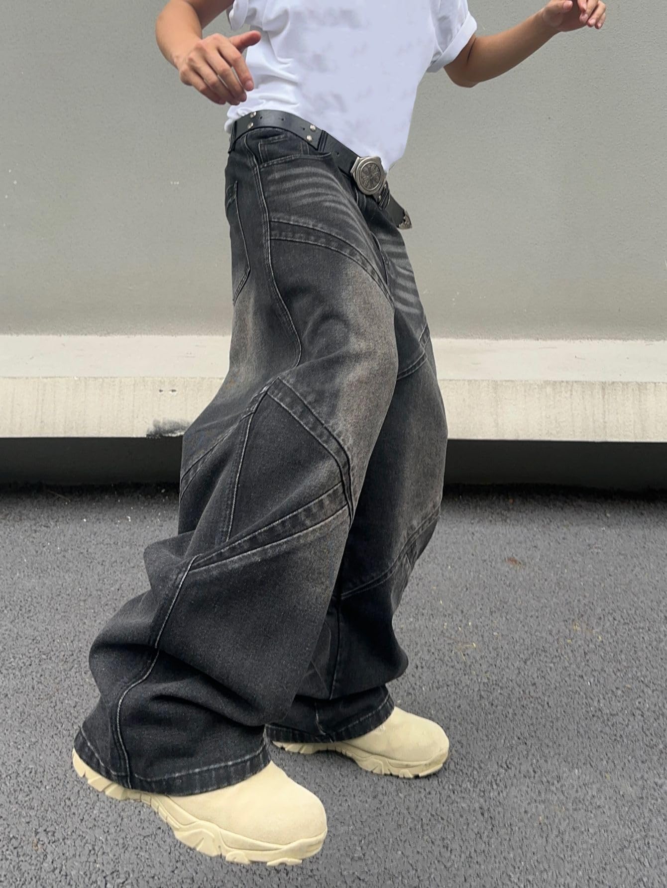Zewool Men’s Distressed Baggy Jeans