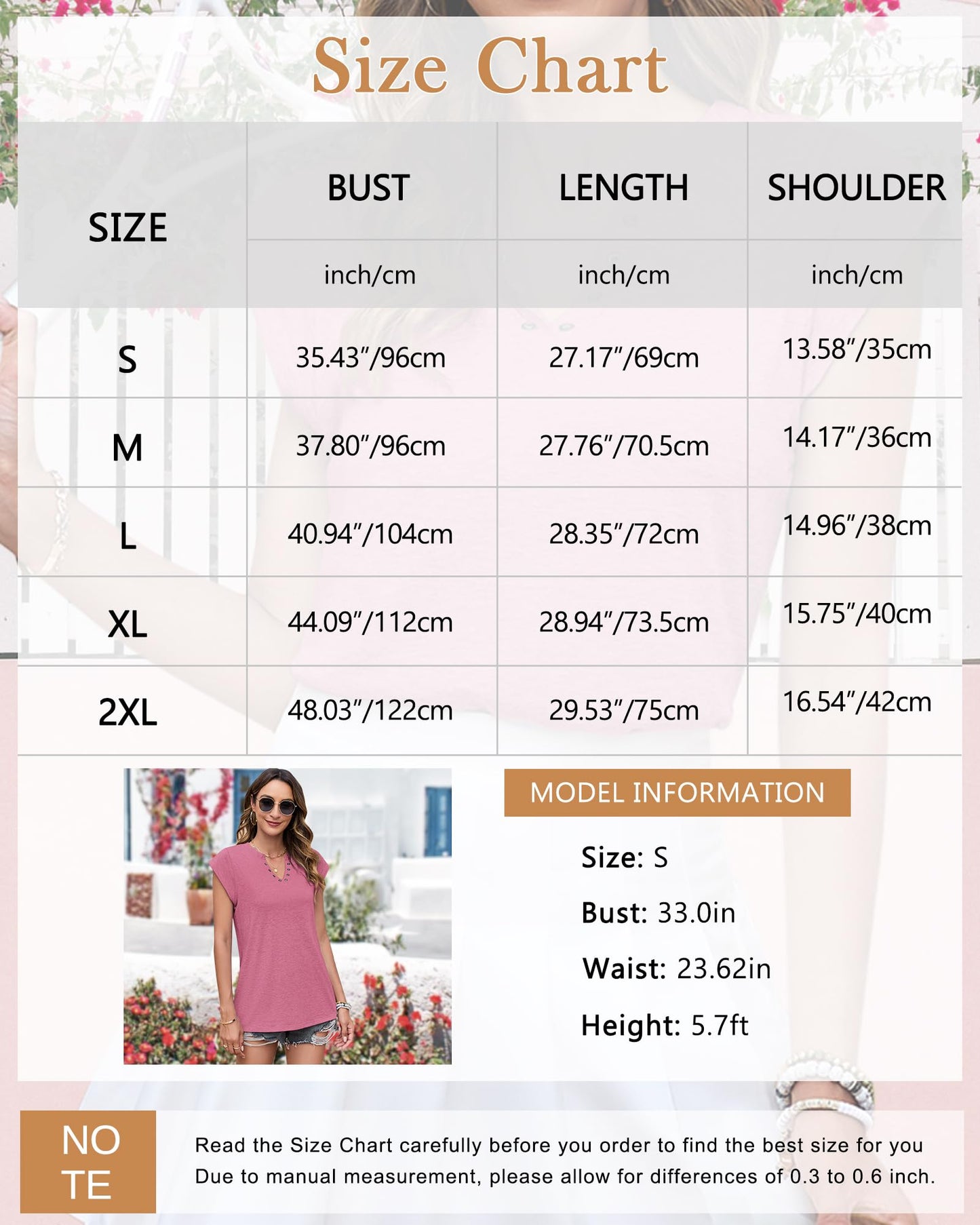 PLOKNRD Women's V-Neck Summer T-Shirt