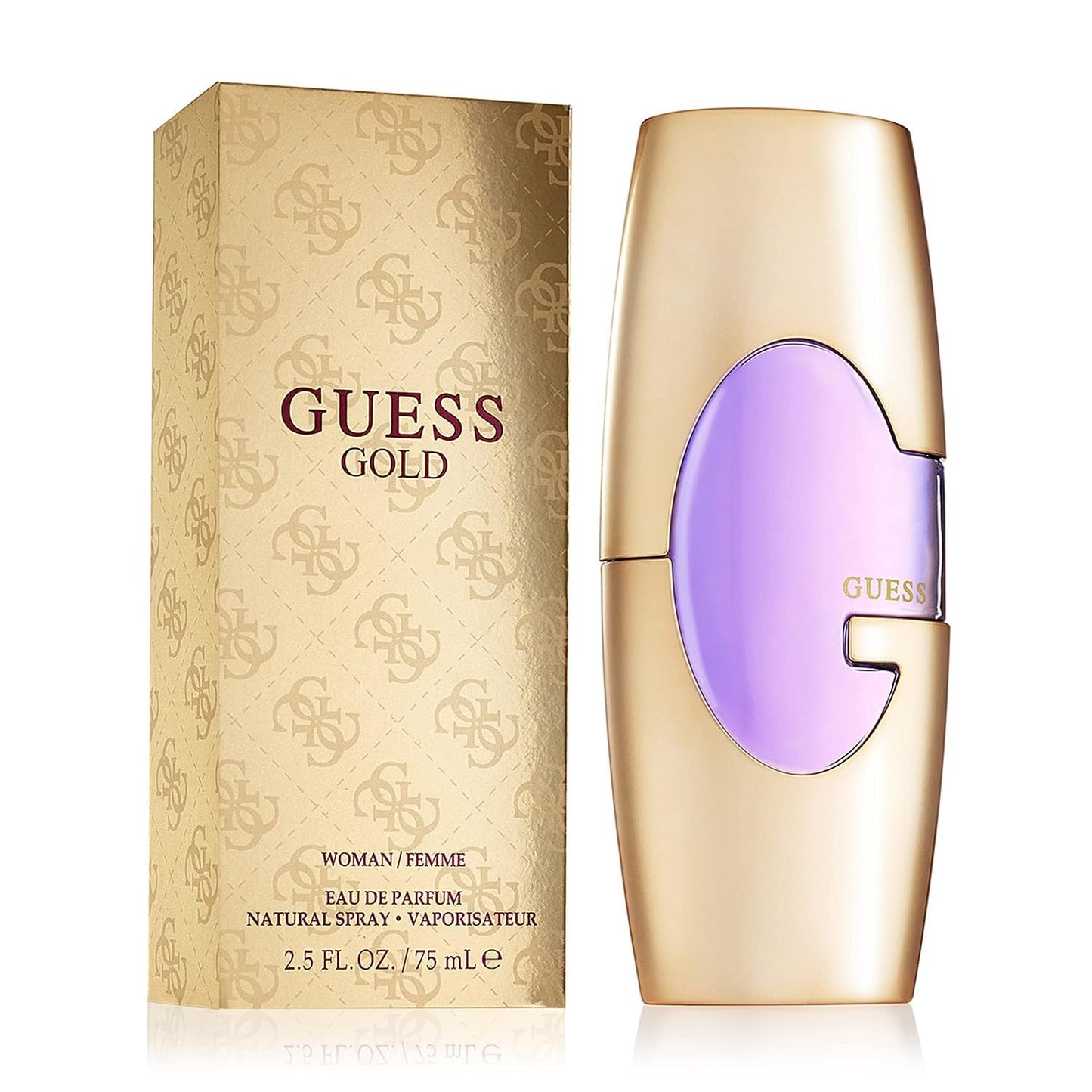 Guess Gold Women/Femme Eau de Parfum Spray for Women, 2.5 Fl