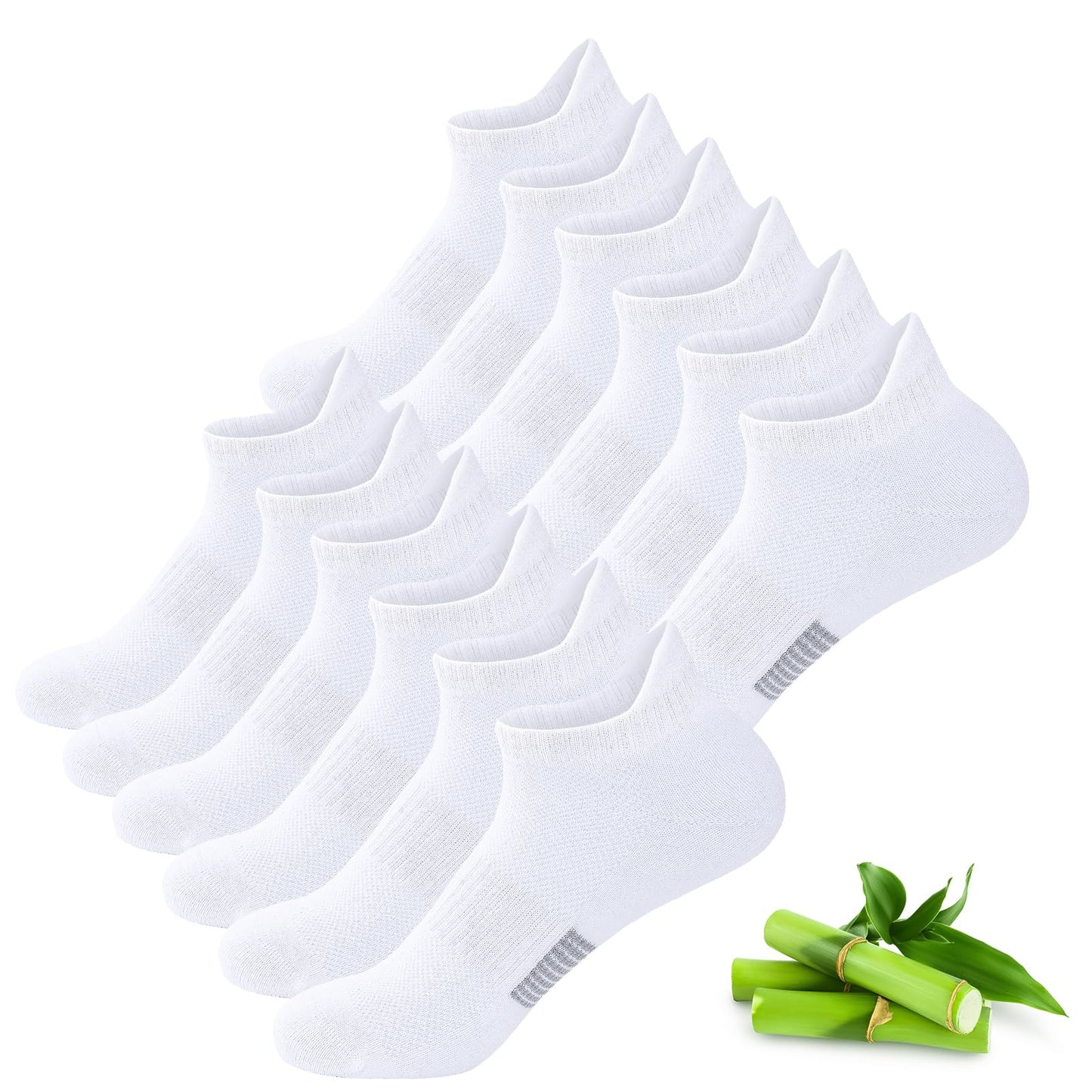 inaWarm Women's Bamboo Sneaker Socks 6 Pairs