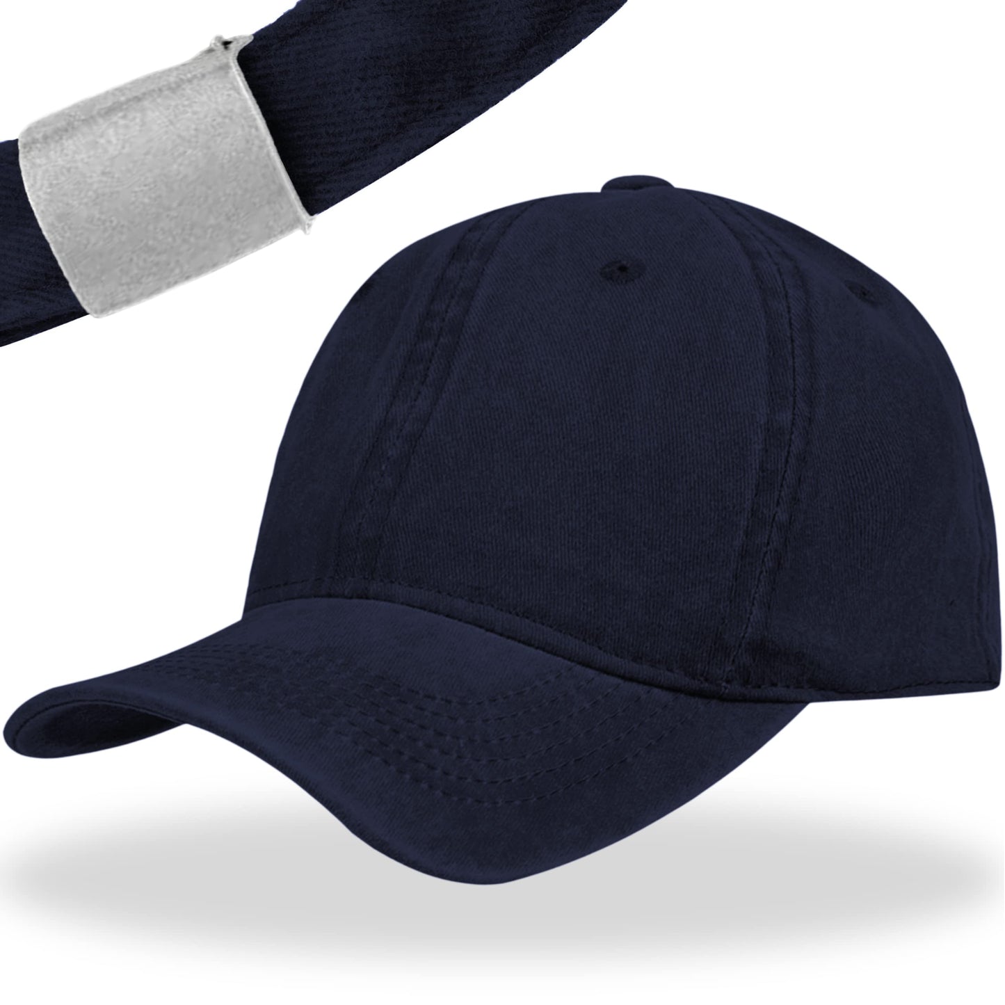 Herren Baseball Cap Kappe Baseball Cap Mütze Hut 100% Baumwolle Schirmkappe 6P