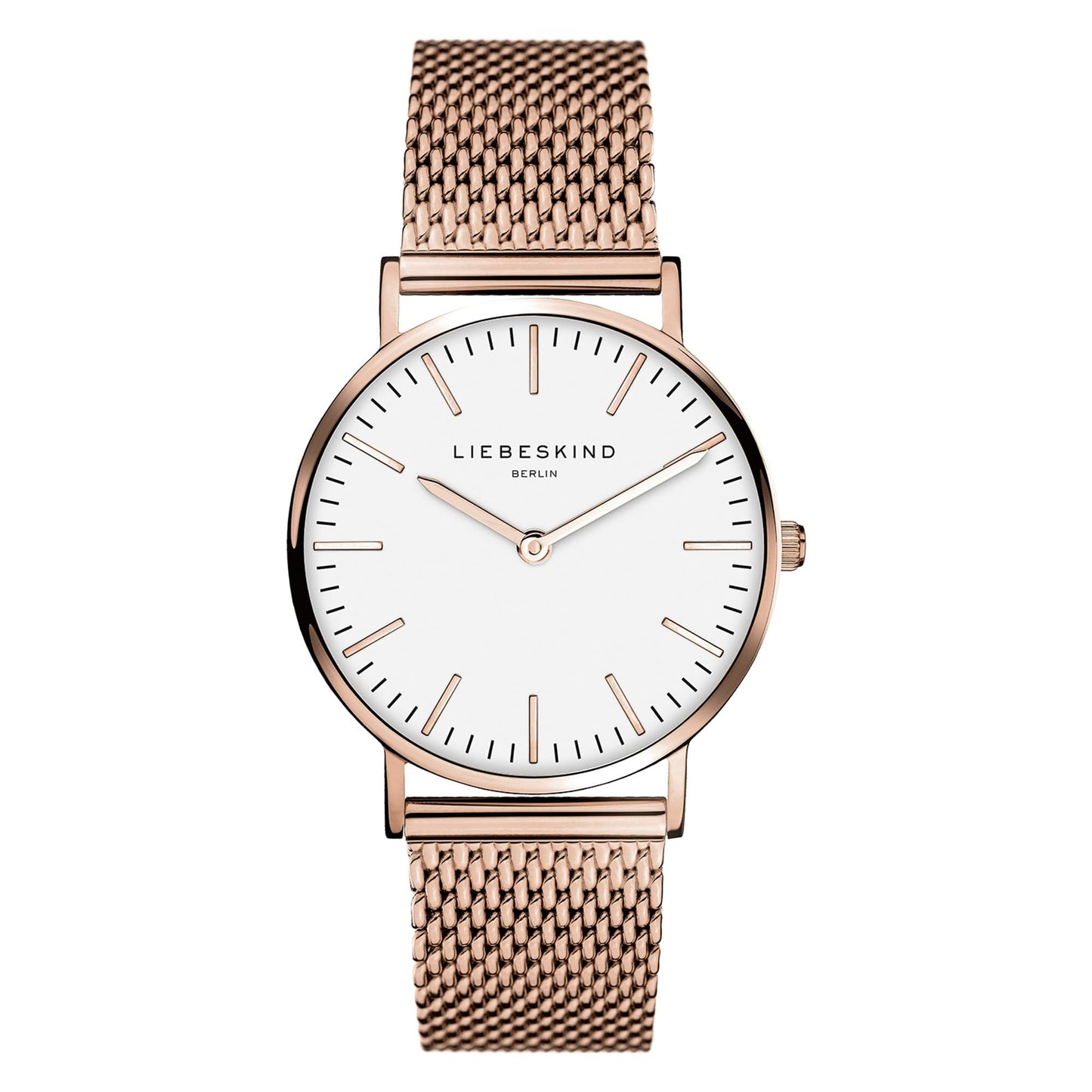 Liebeskind Berlin stainless steel watch with adjustable mesh strap