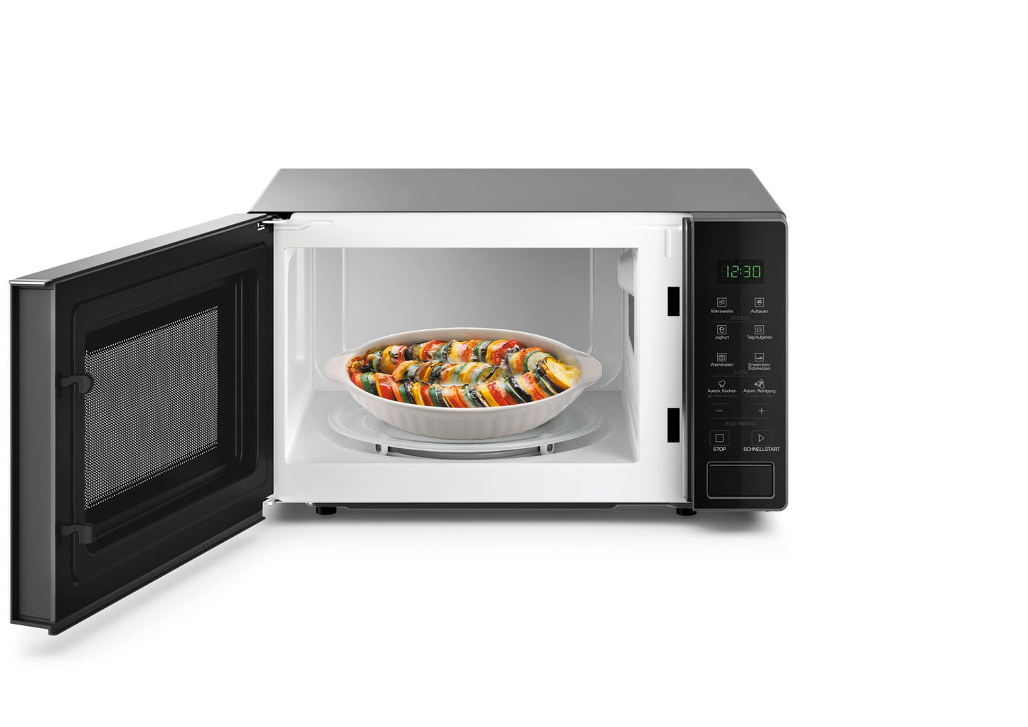 Bauknecht MWK 201 B Mikrowelle/ 20 l Garraum/Automatikprogramme/Schmelzfunktion/Kombination Grill und Mikrowelle/Schnellstart-Funktion (Rapid-Start)/ Warmhaltestufe/Funktion Teig gehen lassen