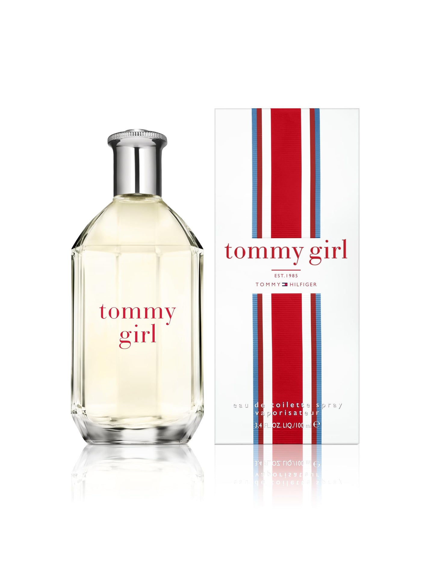 Tommy Hilfiger – Tommy Girl Eau de Toilette Parfüm Damen – Frischer blumiger Duft mit fruchtigen Noten – Transparenter Glasflakon