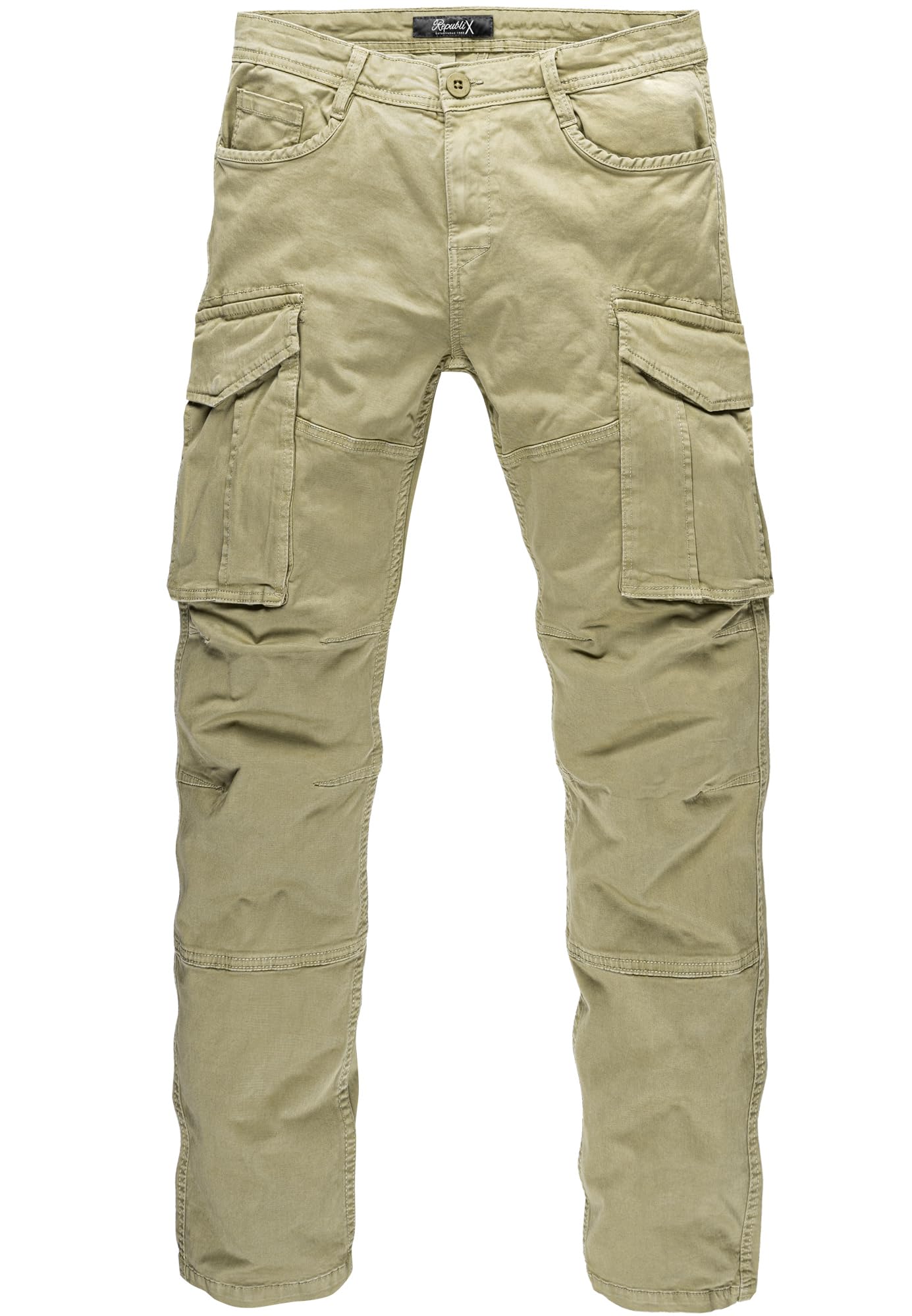 REPUBLIX Men’s Cargo Jogger Chino Jeans