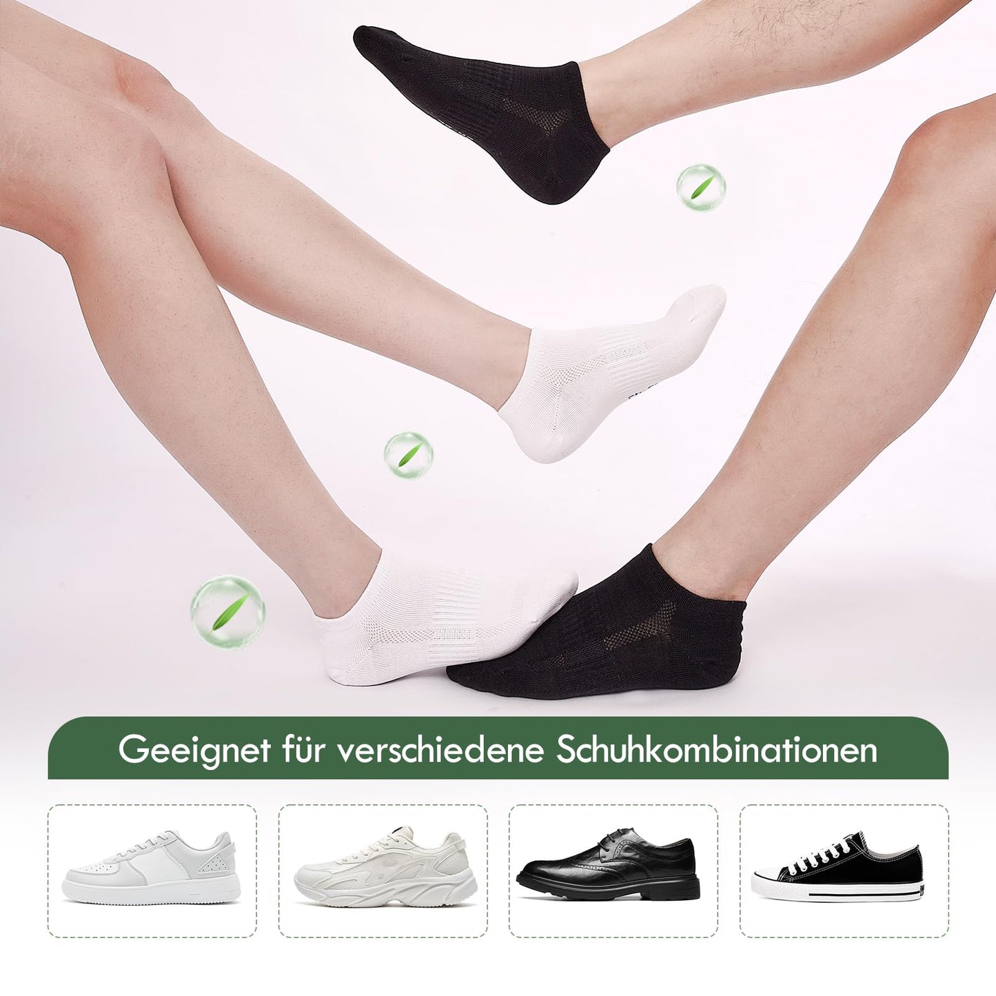 Bamboo Sneaker Socks for Women – 6 Pairs