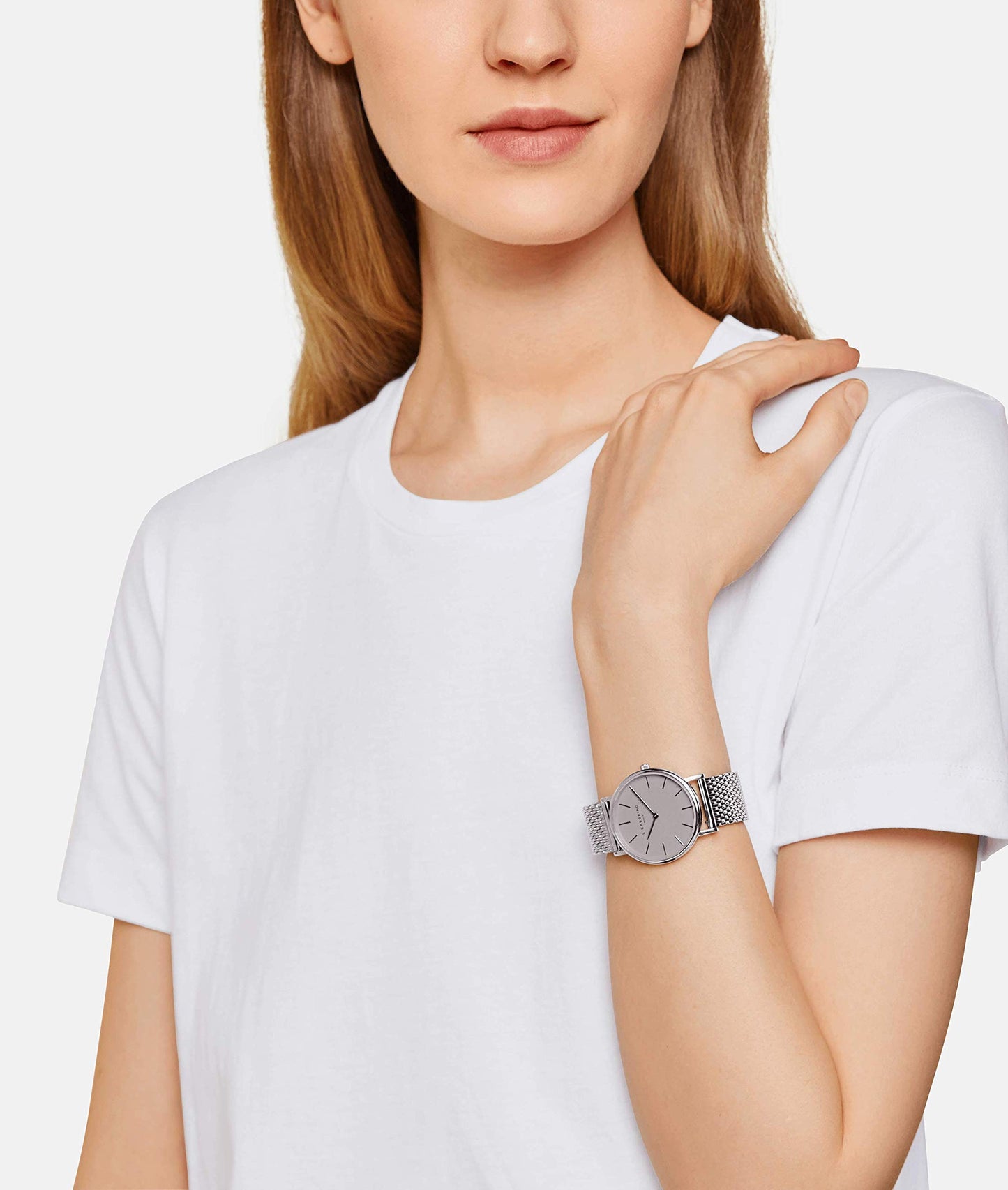 Liebeskind ladies analog quartz watch with stainless steel bracelet