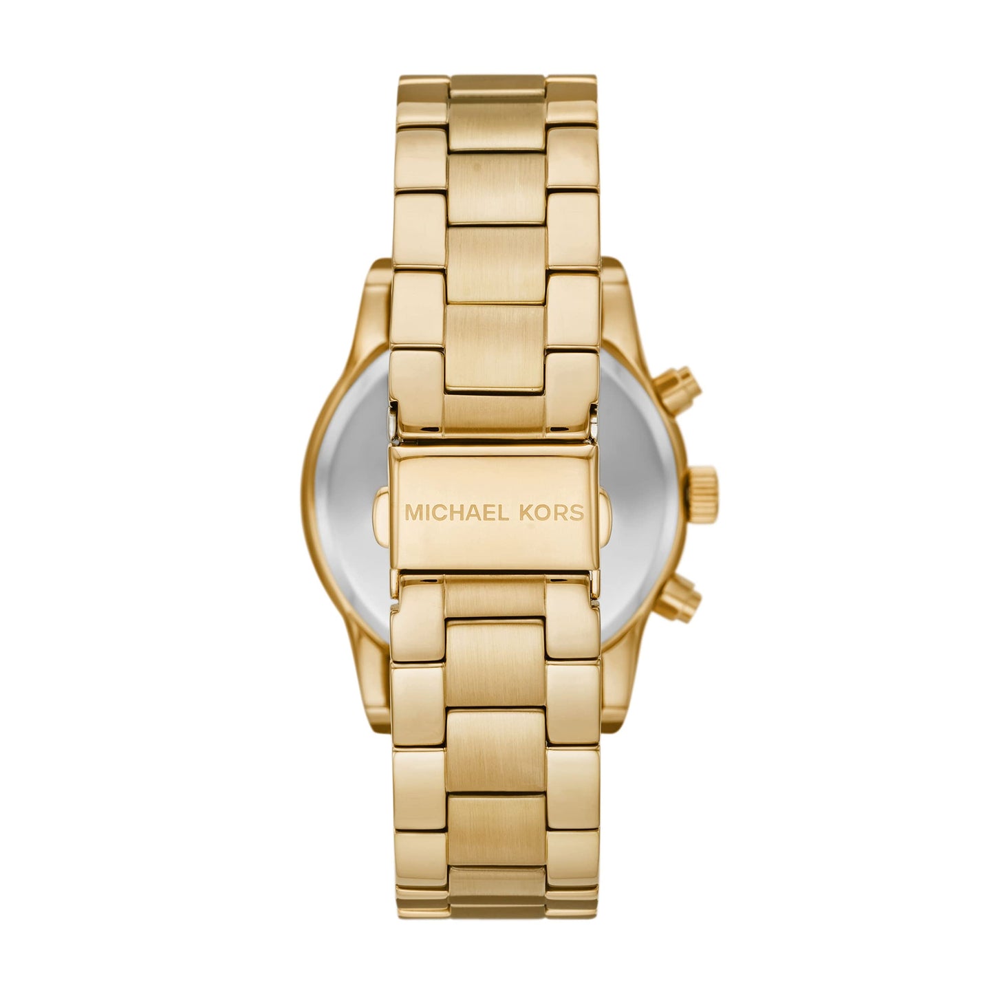Michael Kors ladies' watch Ritz, 37 mm case size, quartz chronograph movement, stainless steel bracelet