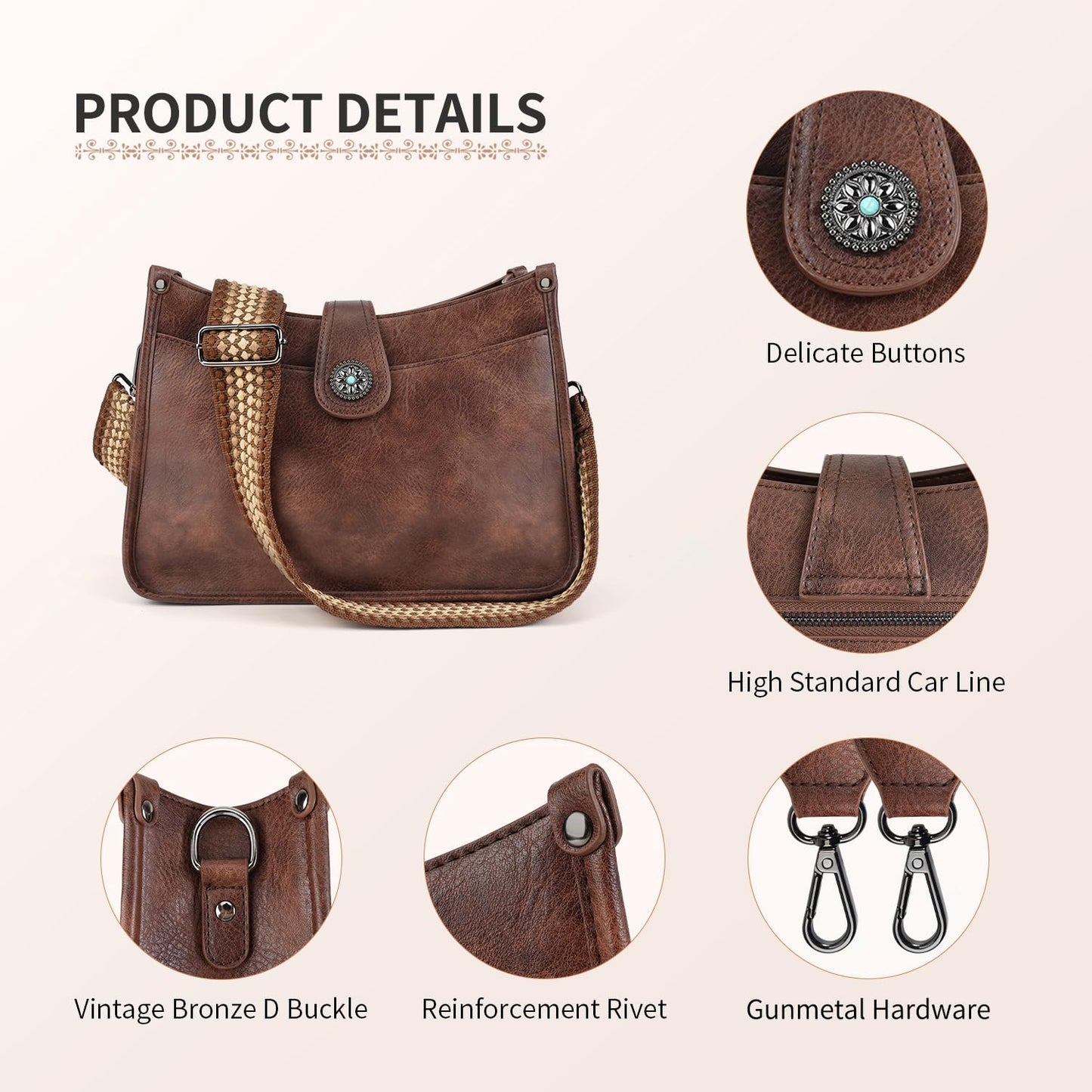 APHISON Crossbody Bag for Women