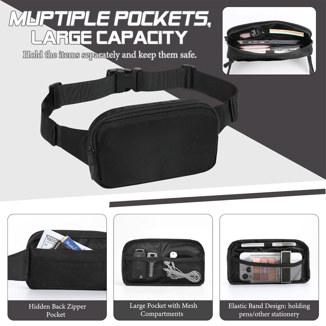 MoKo Running Waist Bag – Sports Fanny Pack