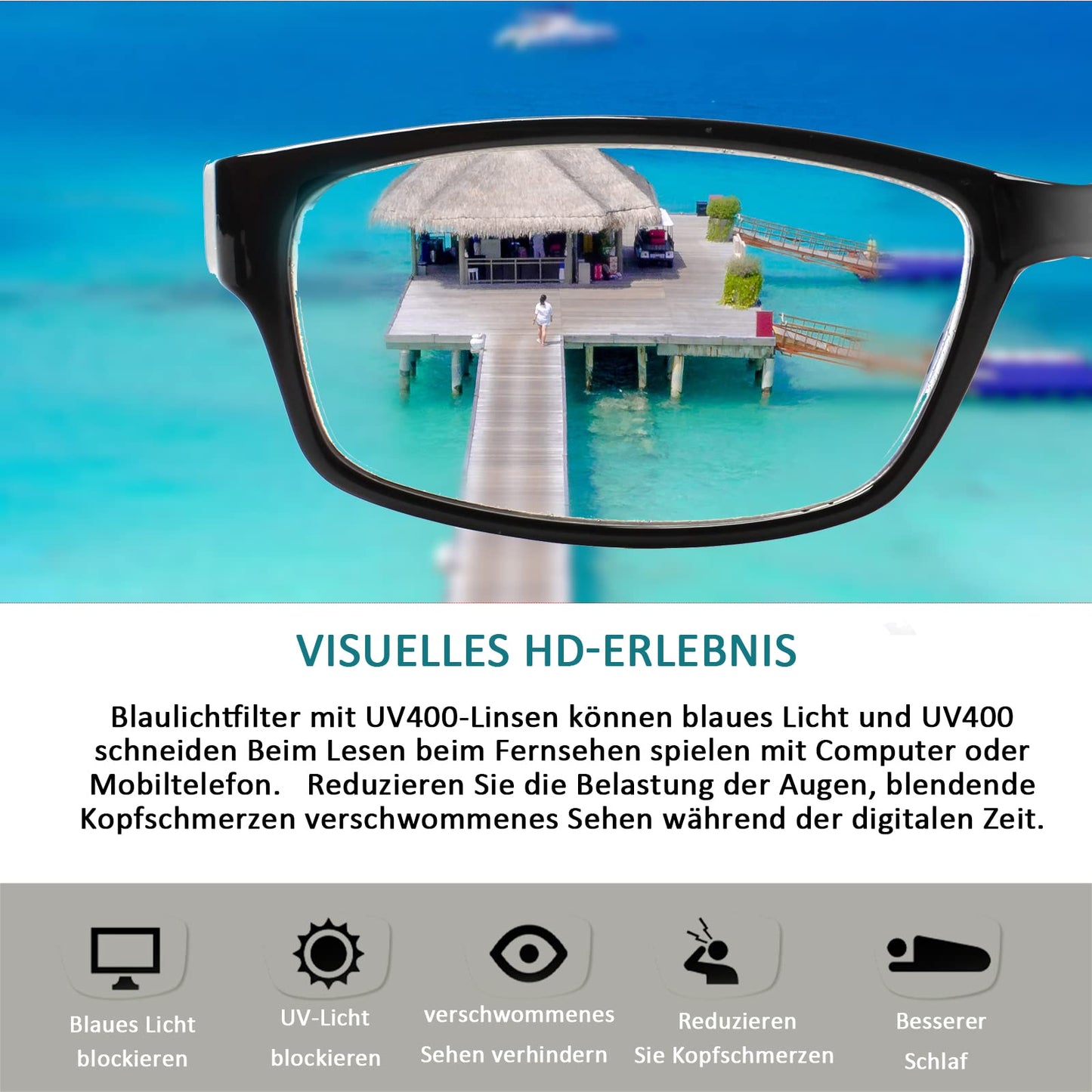COJWIS Lesebrille 6 Pack herren und Damen Qualität Feder Scharnier Blaulichtfilter Leser Brille(6 Farbe Mischen-1, 2.00)