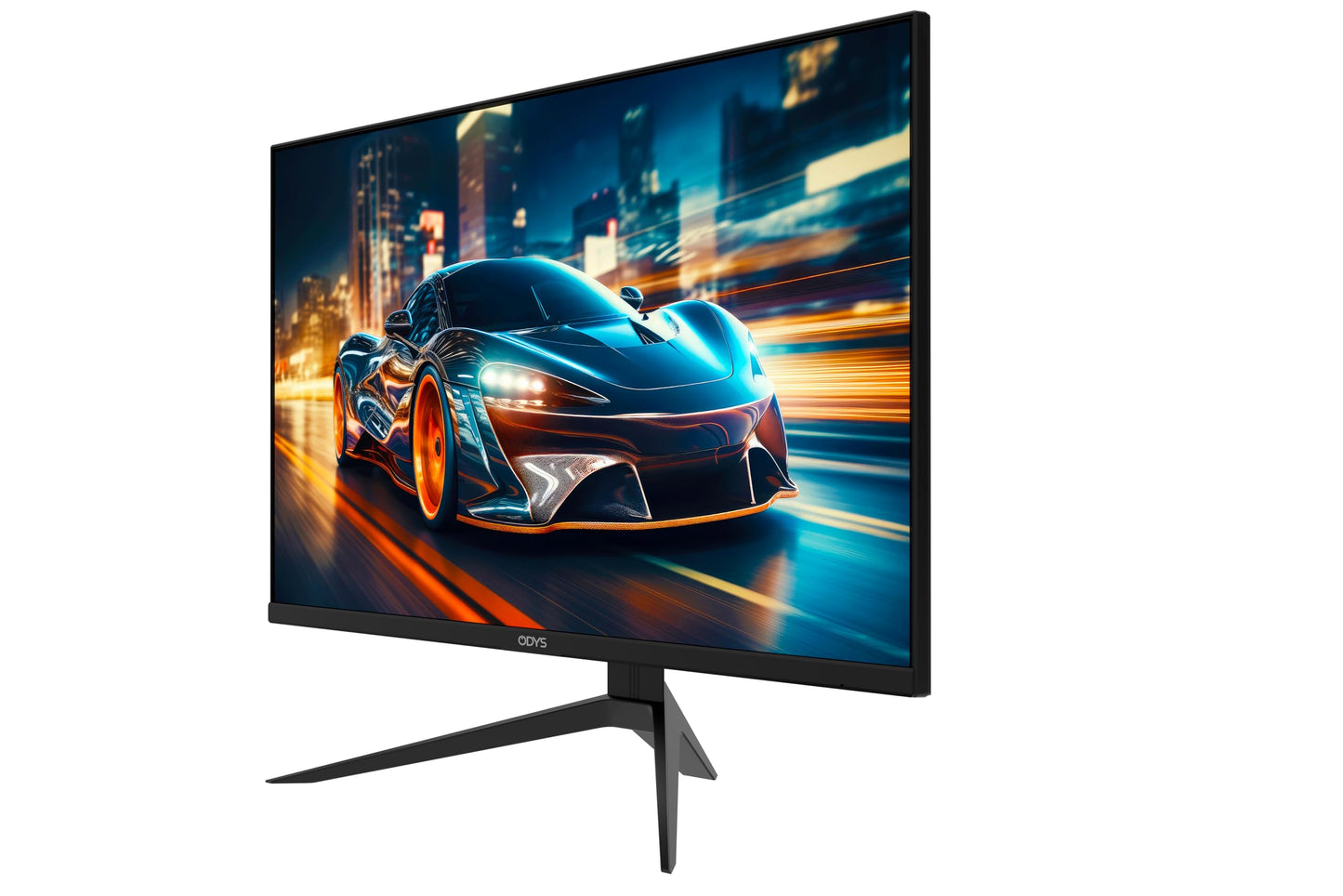 ODYS i27 Monitor - 27-Zoll-Bildschirm im rahmenlosen Design, Full HD, 100 Hz, mit HDR, IPS Panel, FreeSync, HDMI, USB-C, 3,5mm Audio