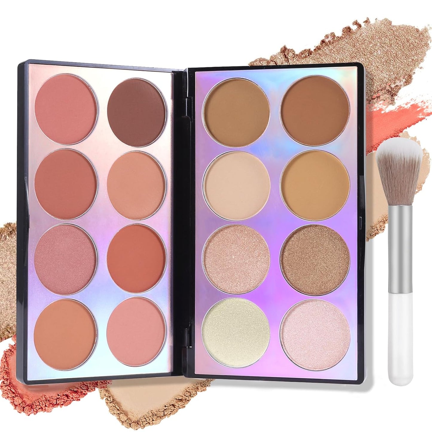Jutqut 16 Colours Blush Contour Highlighter Makeup Palette