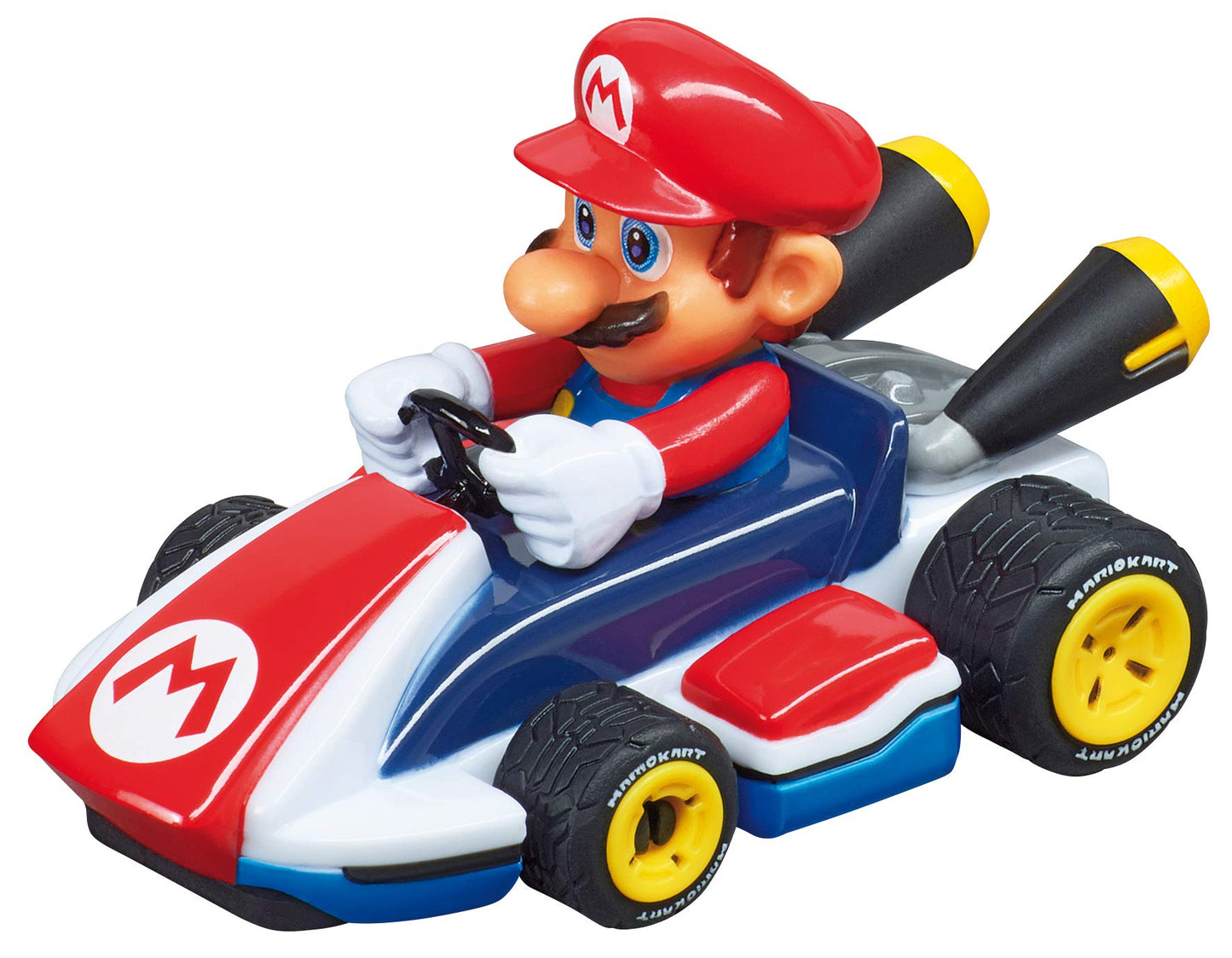 Carrera First Mario Kart™ Rennbahn | Super Mario™ vs. Luigi | Flip-Elemente | 2,9m Rennbahn | ab 3 Jahren | Batteriebetrieben