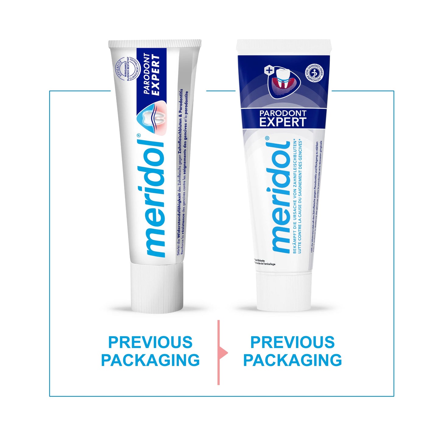 meridol Zahnpasta Parodont Expert 75 ml - Zahncreme wirkt antibakteriell und unterstützt so den natürlichen Heilungsprozess des Zahnfleisch