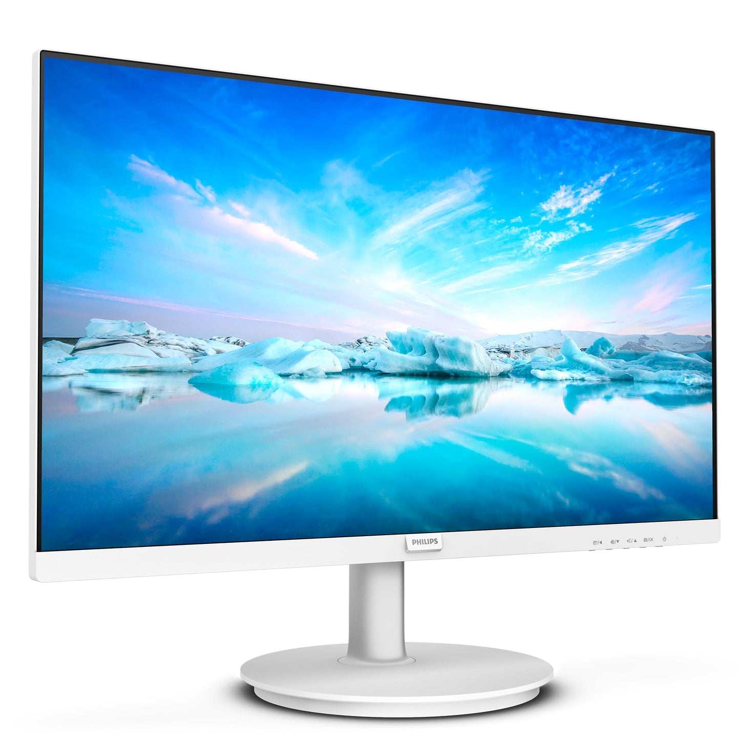 Philips 241V8L - 24 Inch FHD Monitor, AdaptiveSync (1920 x 1080, 75 Hz, VGA, HDMI) Black