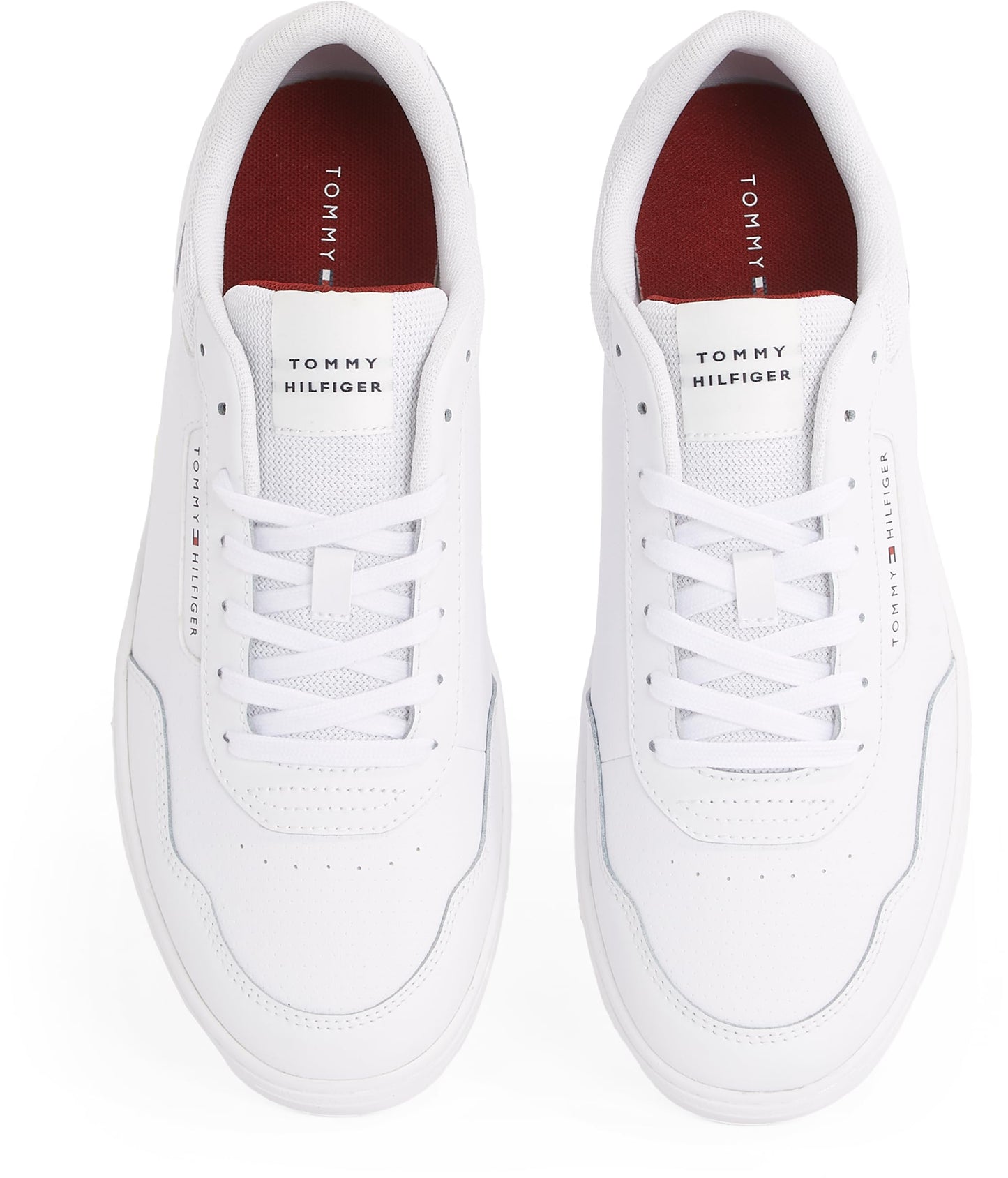 TOMMY HILFIGER Men’s Leather Low Top Sneakers
