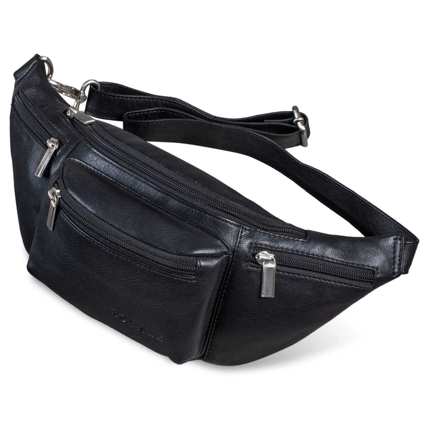 'Laguna' Leather Waist Bag – Vintage Style Crossbody Bag for Men & Women