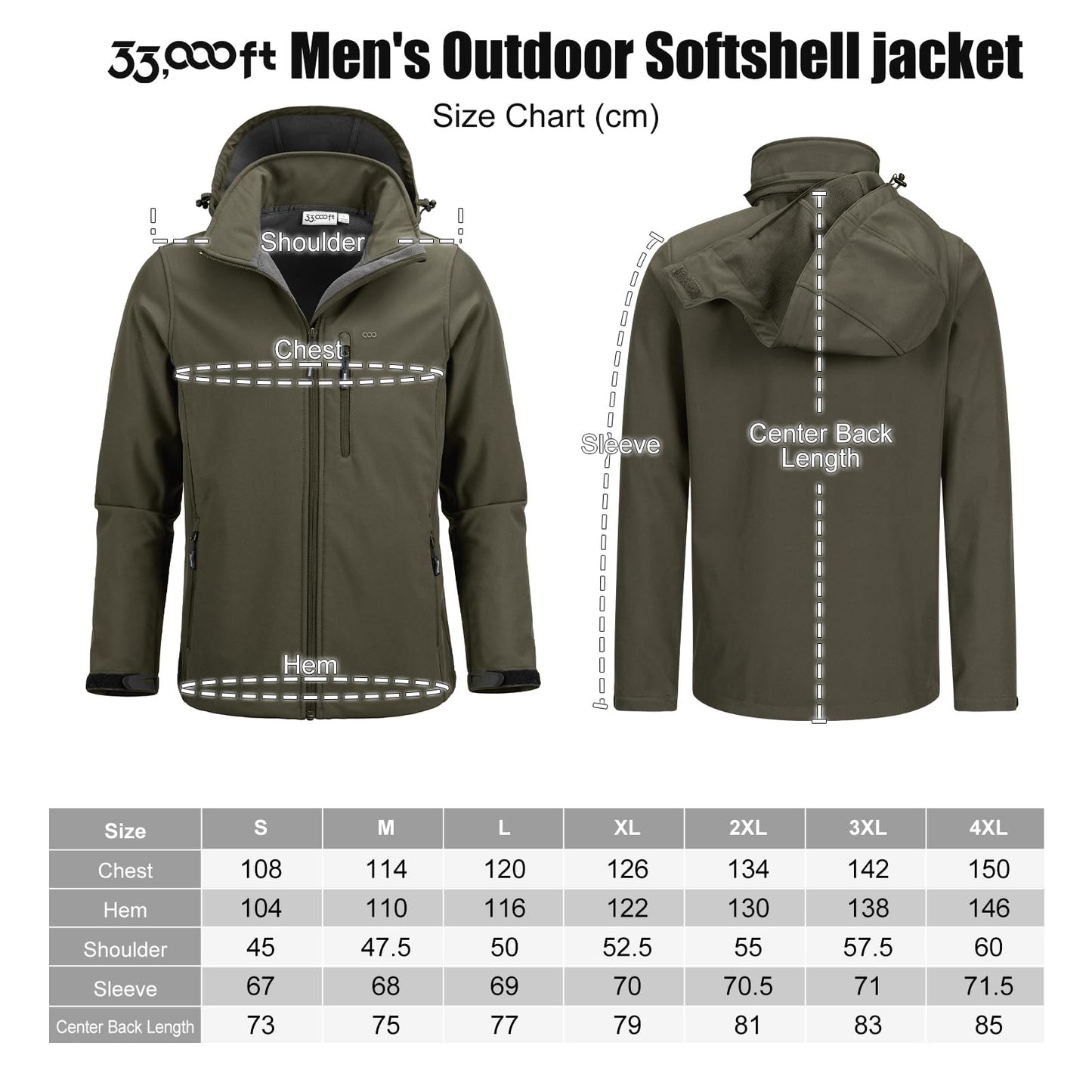 Men’s Waterproof Softshell Jacket