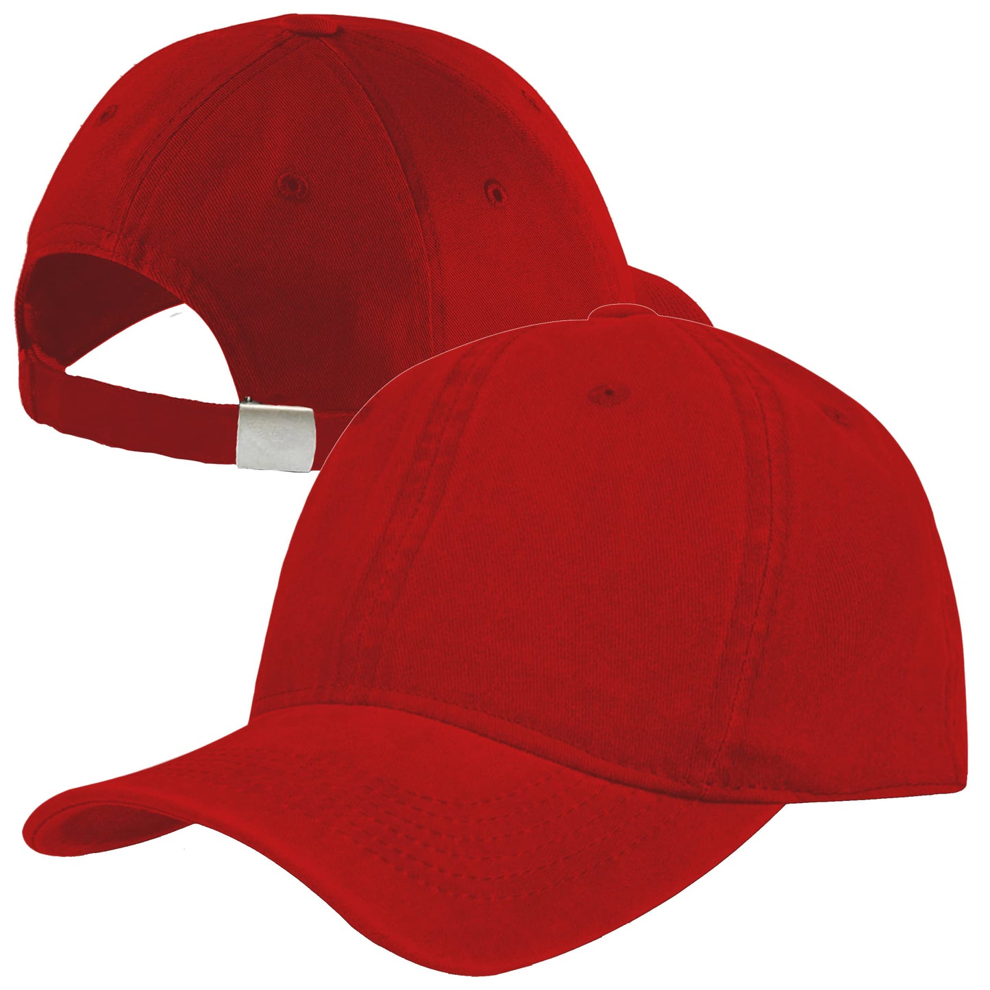 Herren Baseball Cap Kappe Baseball Cap Mütze Hut 100% Baumwolle Schirmkappe 6P