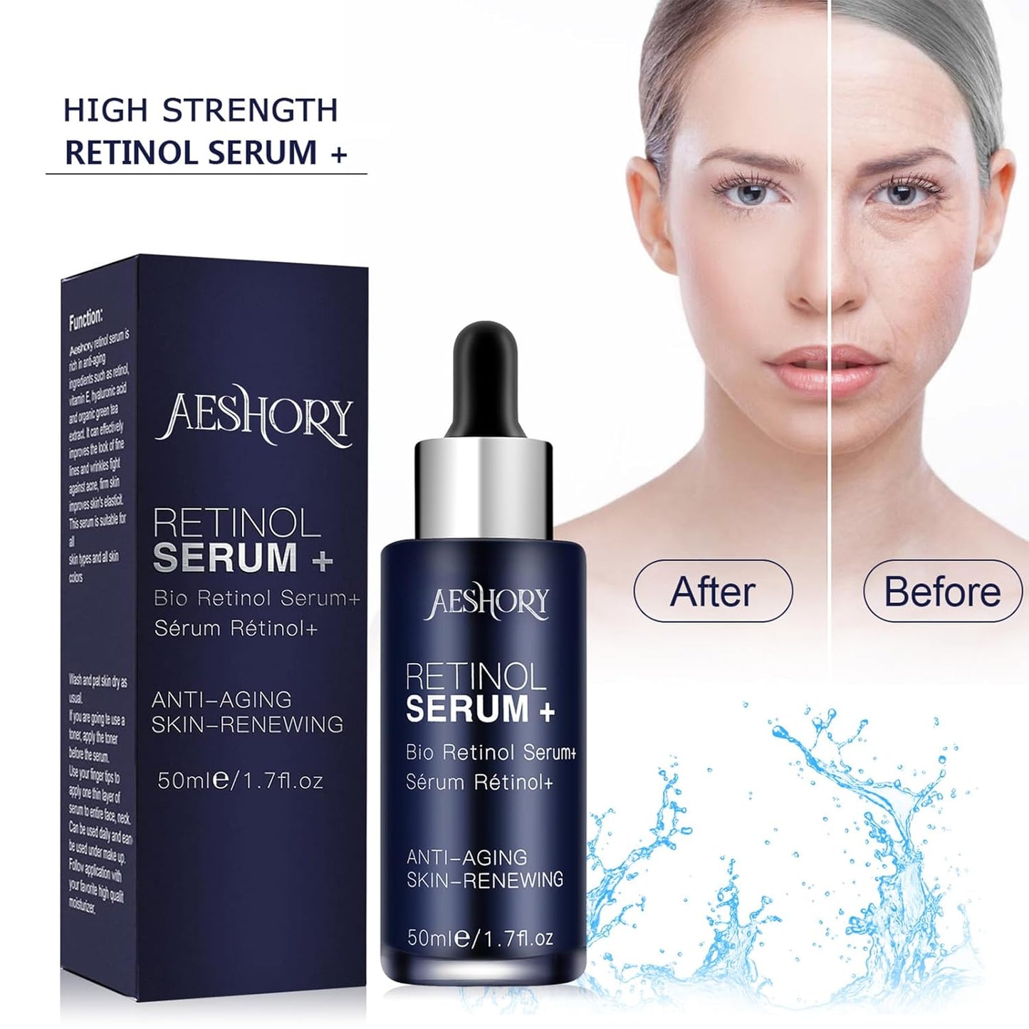 Aeshory Retinol Serum – High-Potency Anti-Aging Formula (50ml)