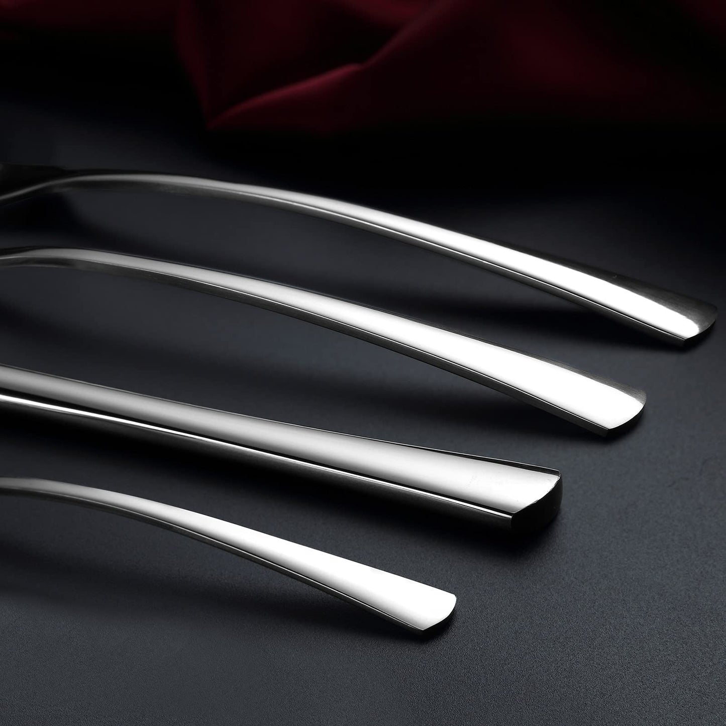 Bestdin Besteck Set 6 Personen, 30 teilig Edelstahl Besteckset, Essbesteck Set mit Messer Gabel Löffel, Hochwertiges Edelstahlbesteck, Spülmaschinenfest.
