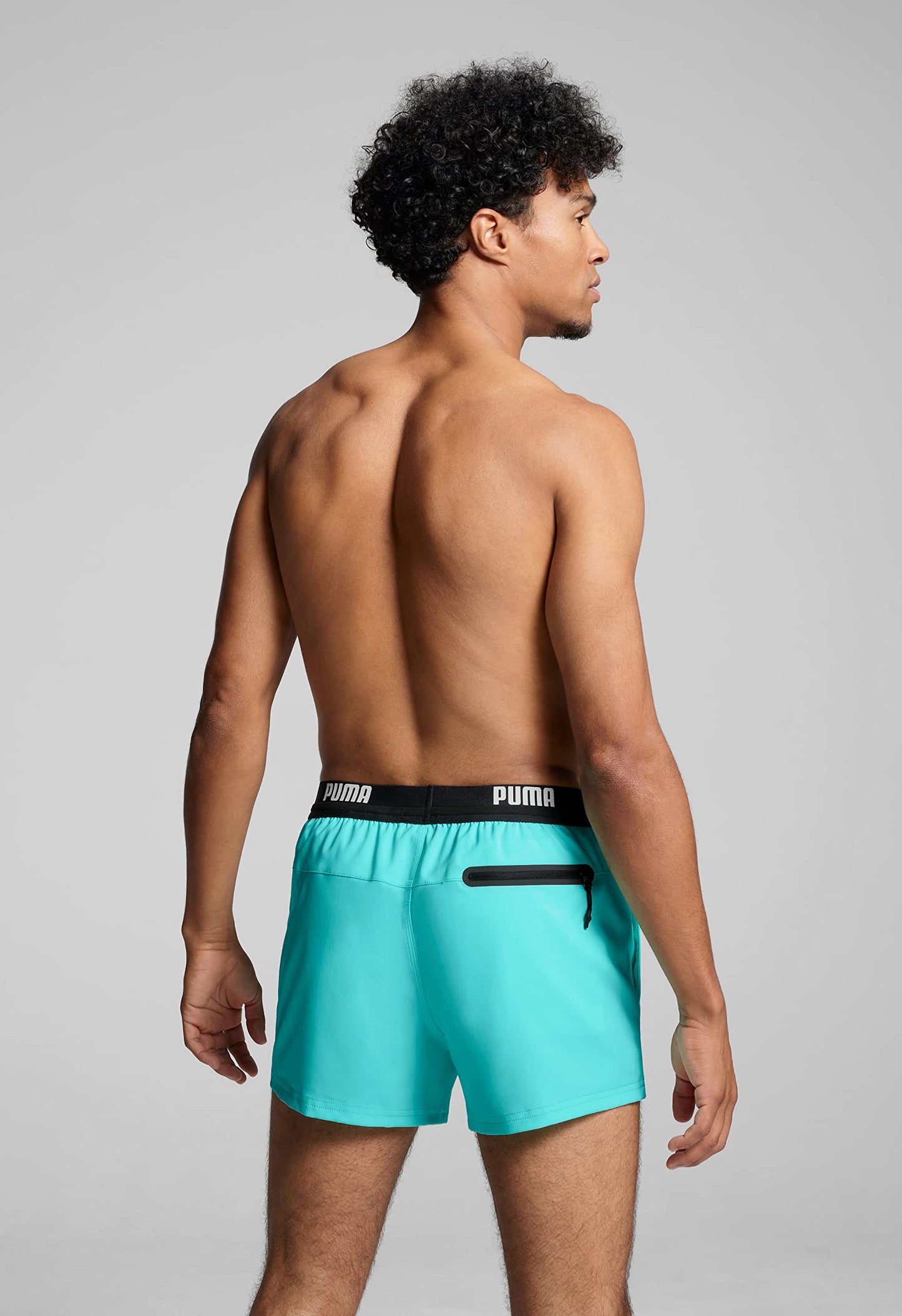 PUMA Men’s Logo Length Swim Shorts