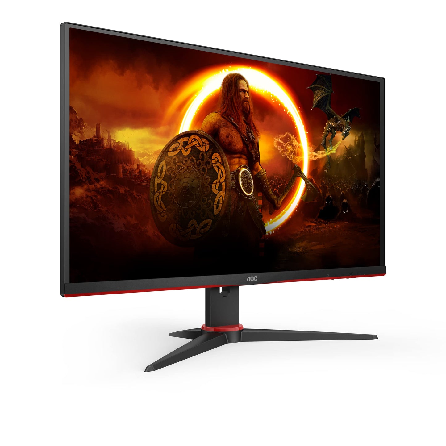 AOC Gaming CU34G2XPD – 34-Zoll-WQHD-Curved-Monitor, 180 Hz, schnelle VA, 1 ms GTG, FreeSync Premium, HDR400, höhenverstellbarer Standfuß (3440 x 1440, HDMI, DisplayPort, USB-Hub)