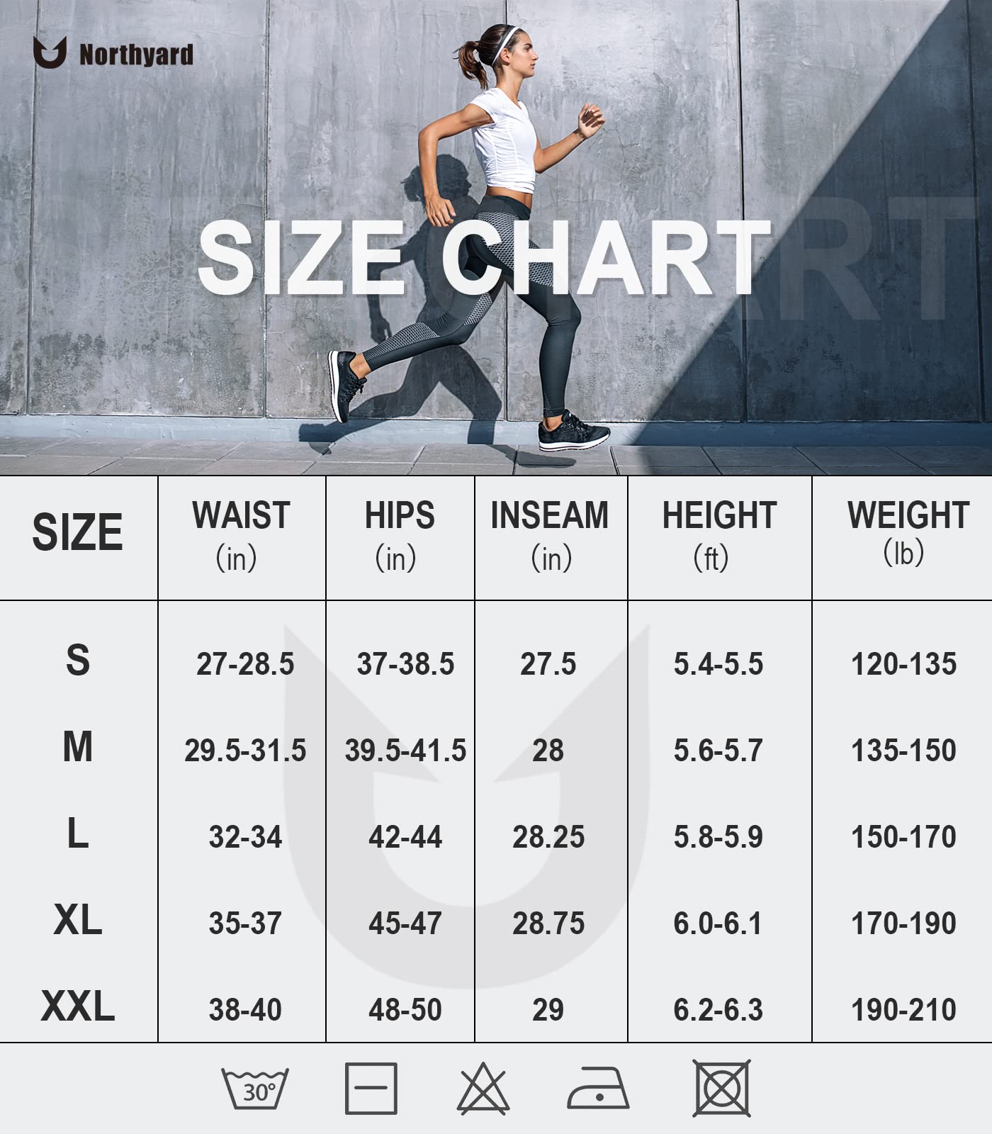 NORTHYARD Women's Lightweight Quick-Dry Training Pants