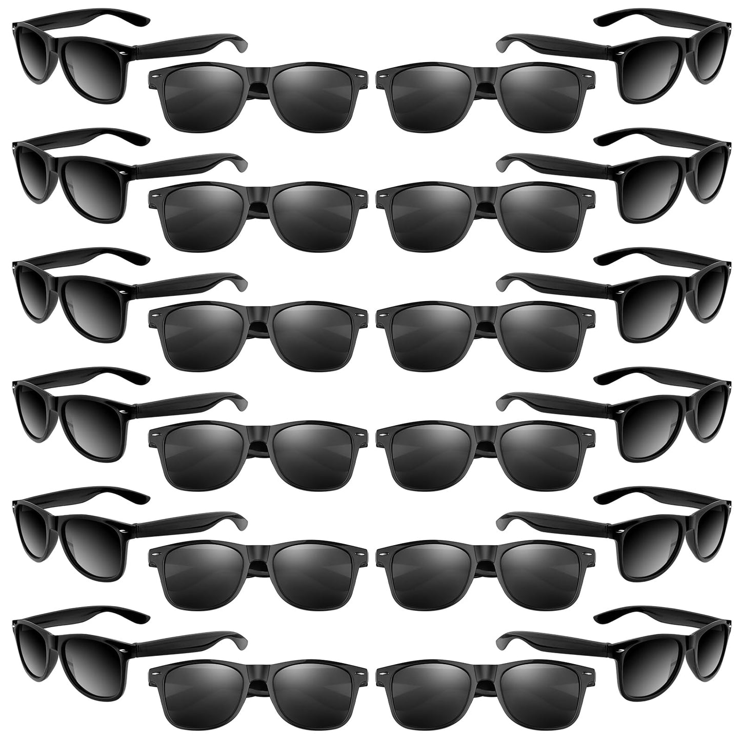 ASTARON Retro Vintage Sonnenbrillen Bulk, 6/12/24/48 Pack polarisiert Günstige Neon Sonnenbrillen Bulk für Frauen und Männer