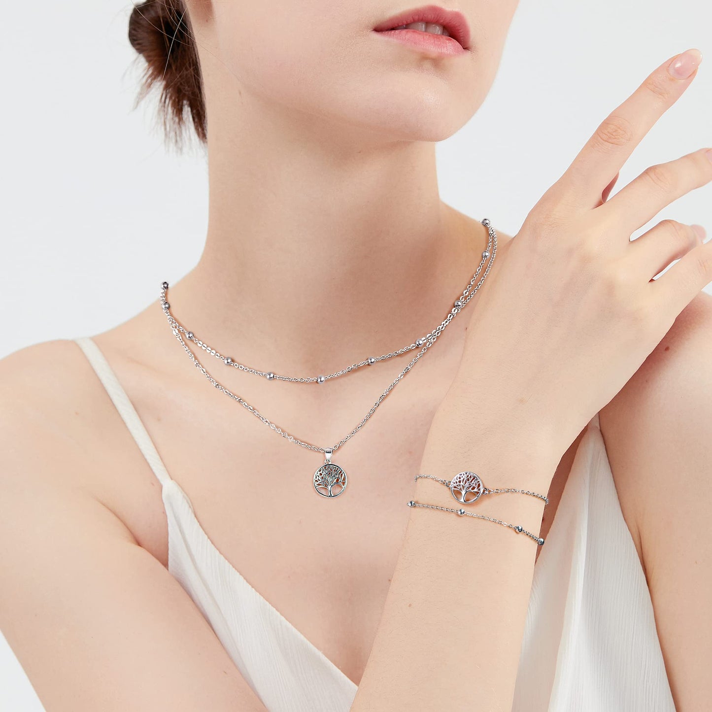 Lydreewam Women's Tree of Life Necklace