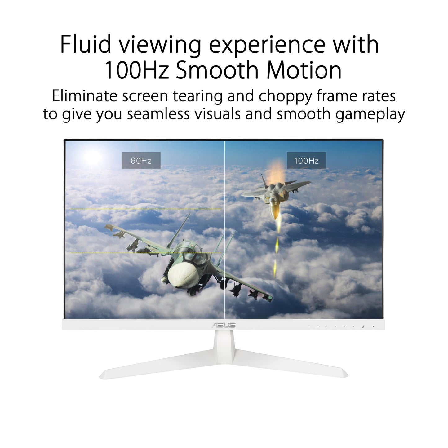 ASUS Eye Care VY249HF - 24 Zoll Full HD Monitor - 100 Hz, 1ms MPRT, AdaptiveSync - IPS Panel, Vesa 100x100, 16:9, 1920x1080, HDMI