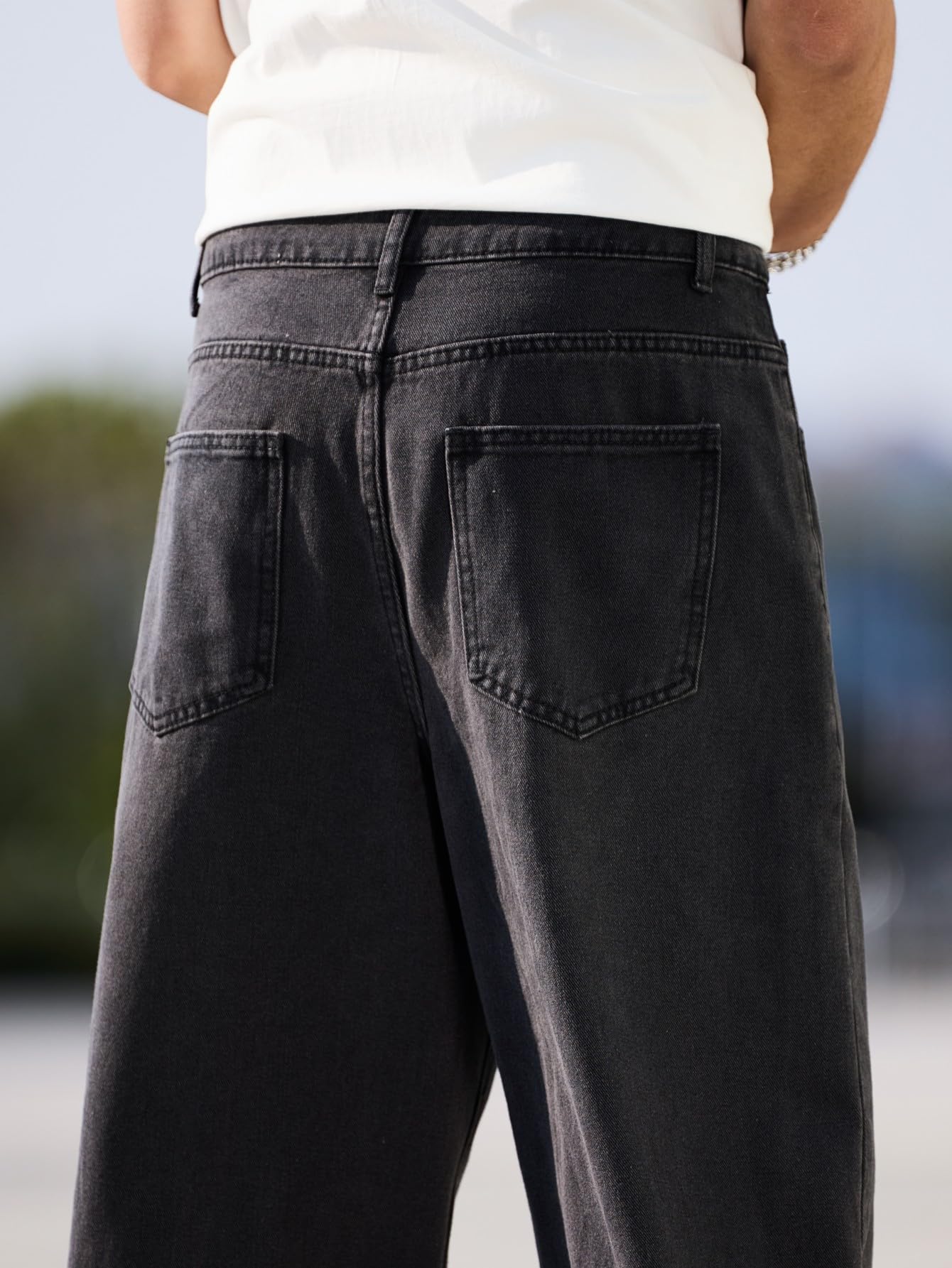Zewool Men’s Baggy Jeans – Extra Loose Fit Skater Pants