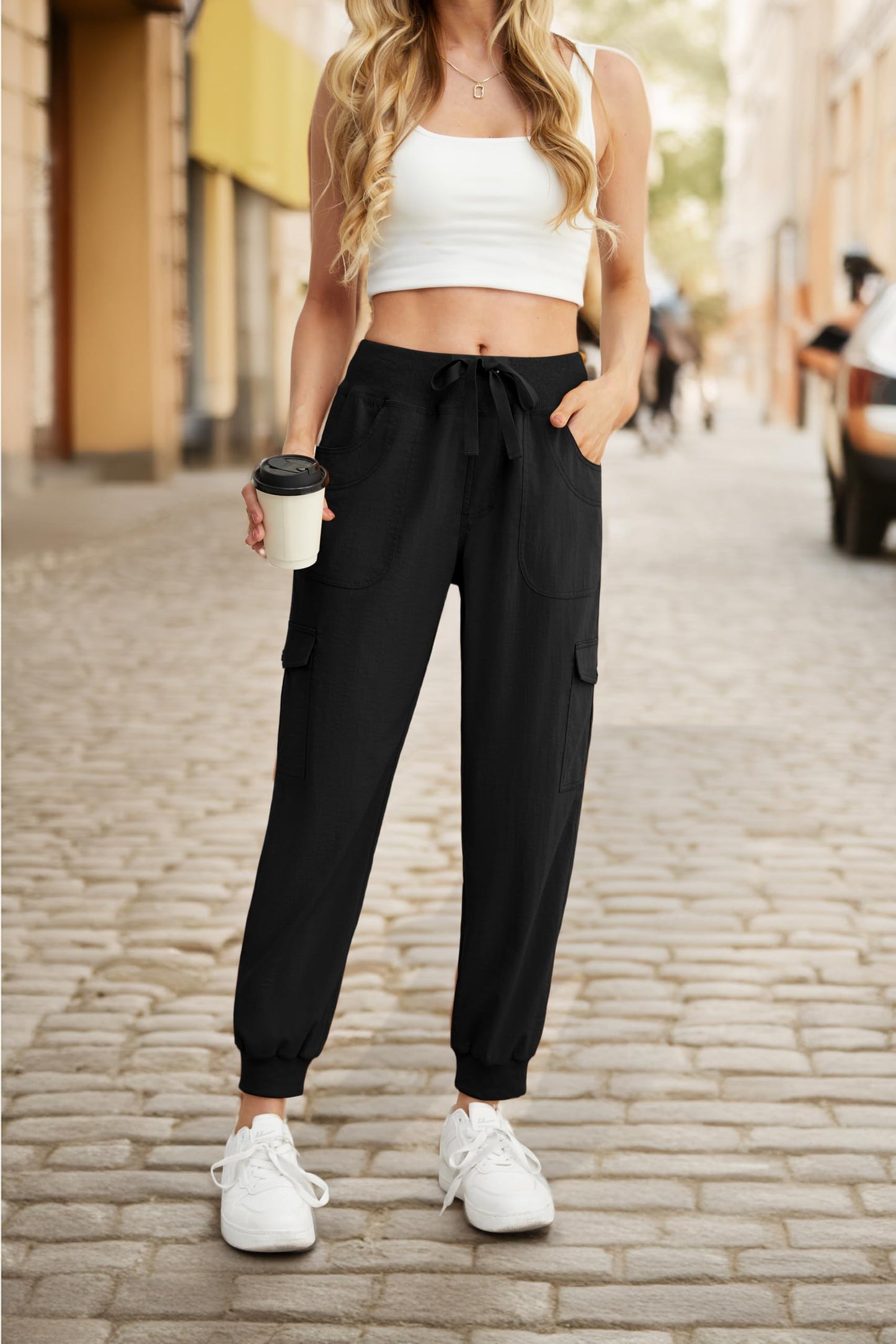 GRECERELLE Women’s Jogging Cargo Pants