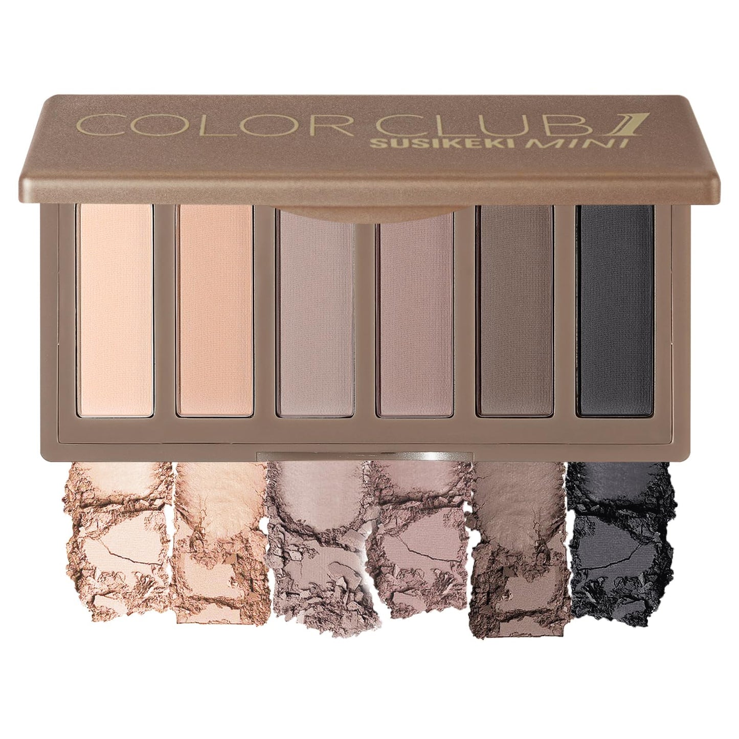 SUSIKEKI Eyeshadow Palette – 6 Colors with Mirror Matt High-Pigment Long-Lasting