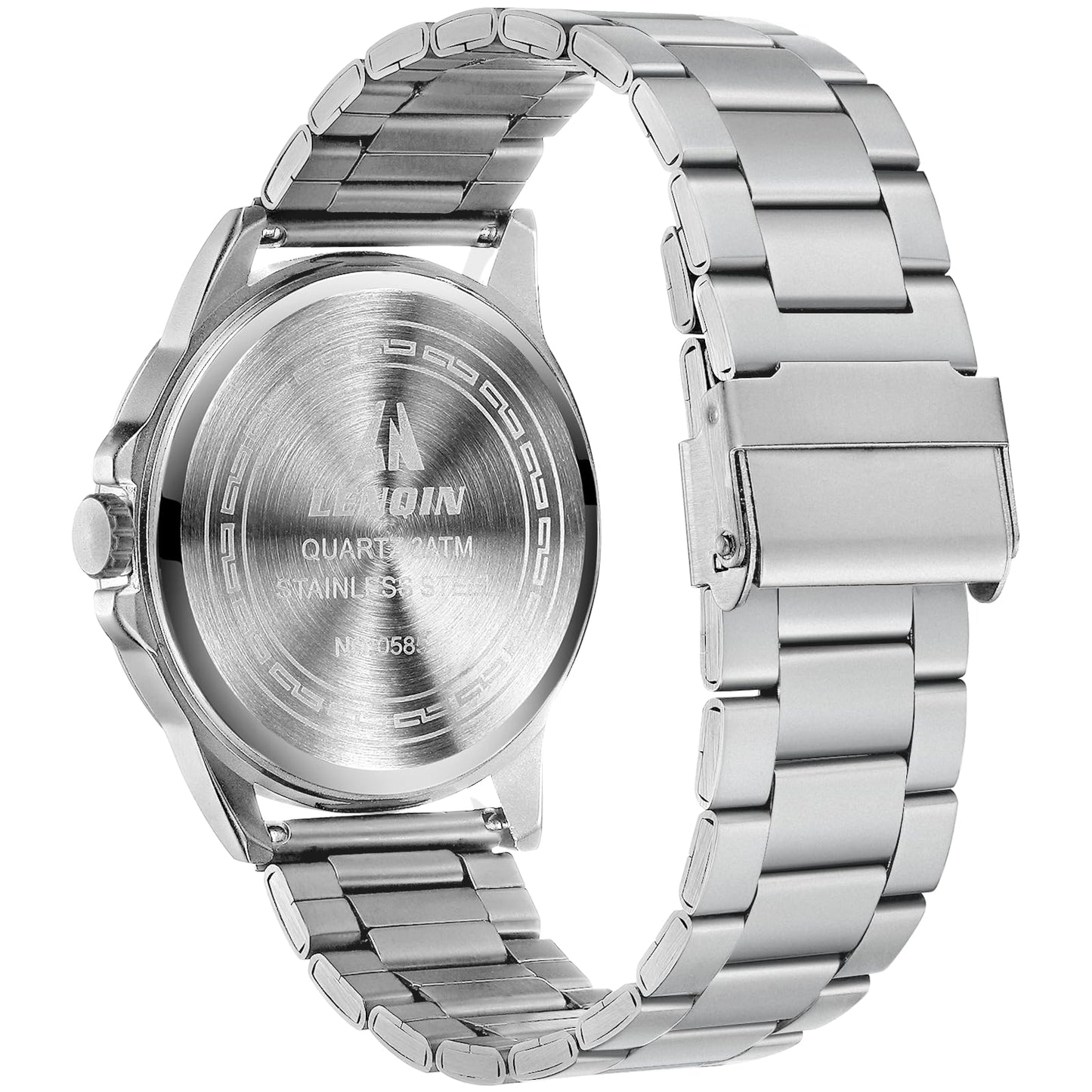 LN LENQIN Herren Uhr Edelstahl Uhren Herren Analog Quarz Uhr 30M Wasserdicht Armbanduhr Herren Mode Casual Designer Uhr für Männer