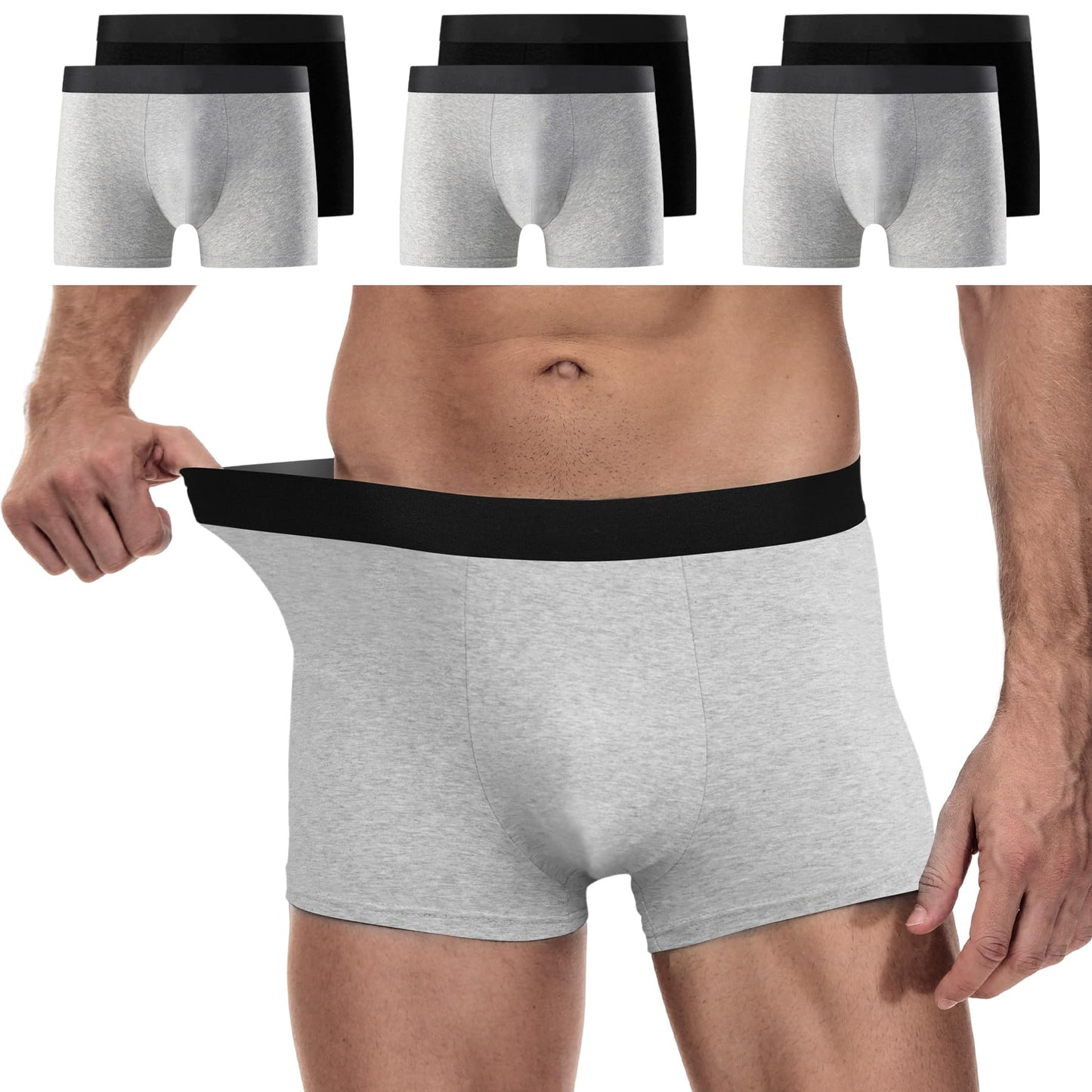 YouShow Men’s Boxer Shorts 6-Pack