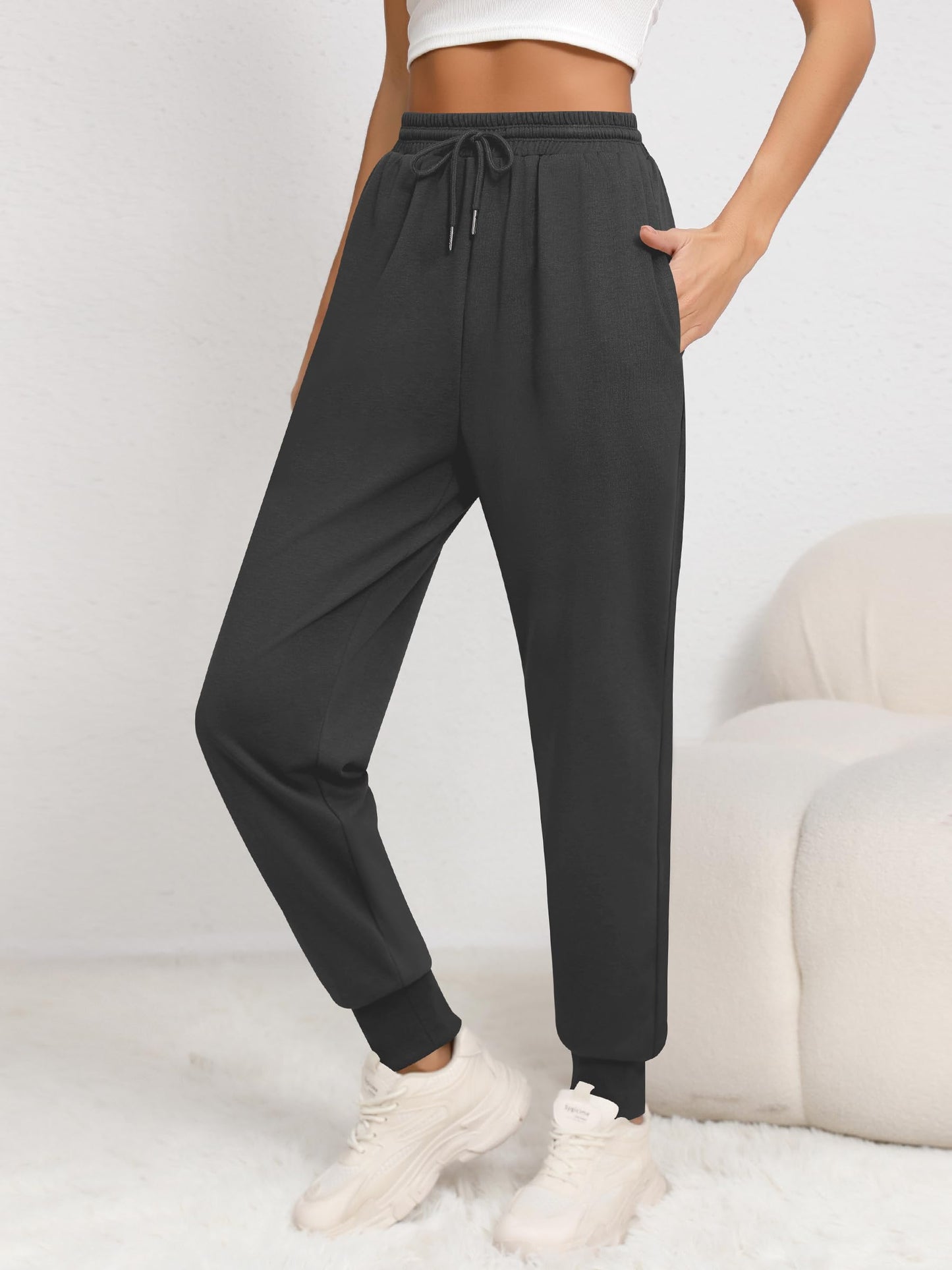 Missufe Women’s High Waist Jogging Sweatpants