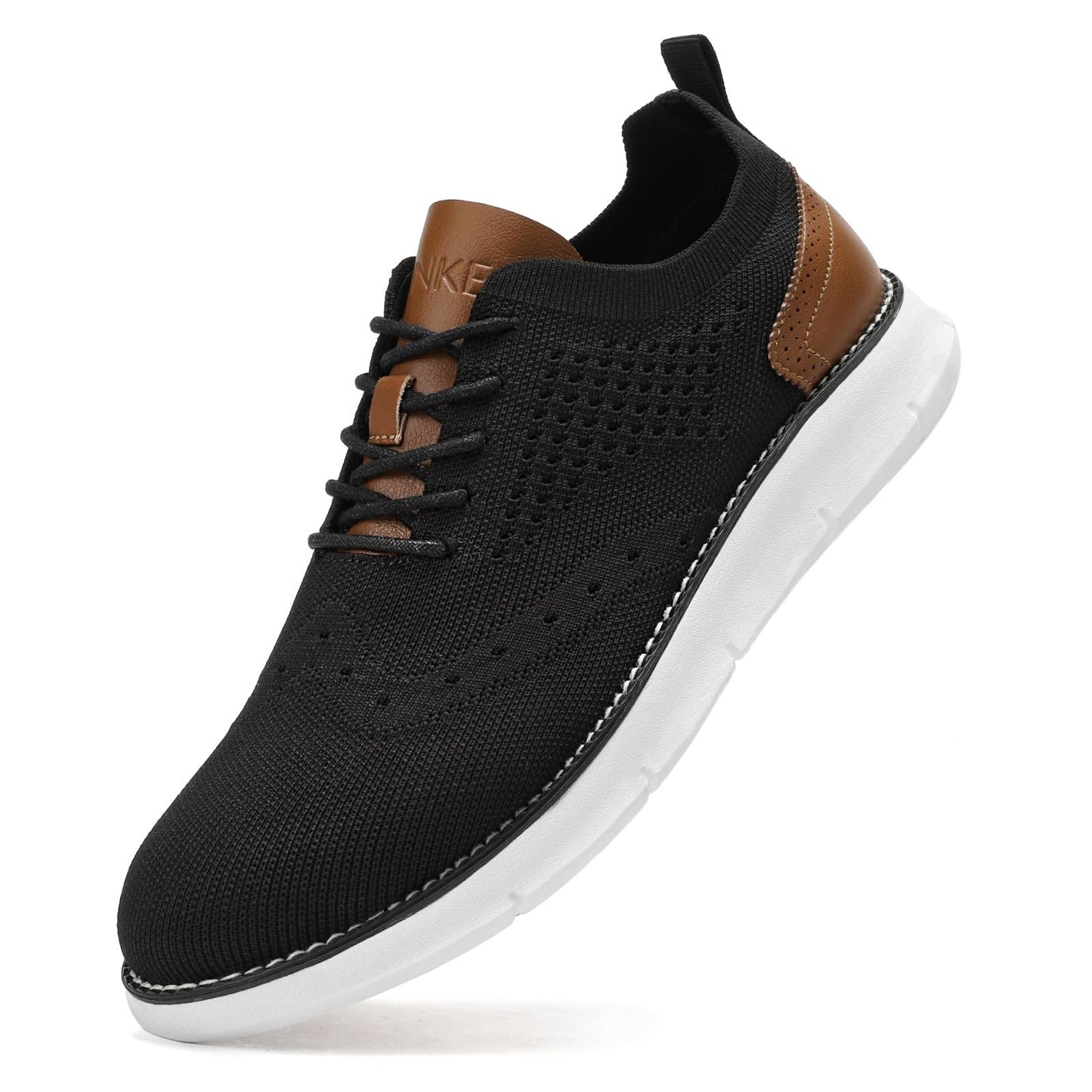 SVNKE Men's Dress Shoes – Breathable Knit Oxfords for Wedding & Casual Wear