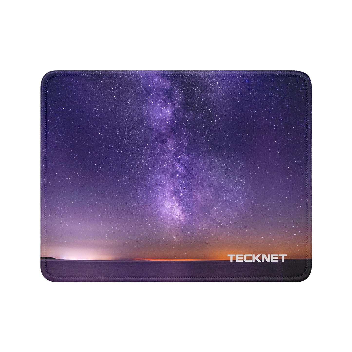 TECKNET Mauspad, 280 x 210 mm Gaming Mousepad mit Wasserdicht und Rutschfester Gummi für PC-Büro, Arbeit, Gaming, Studium, Laptop, Computer, Zuhause-Schwarz