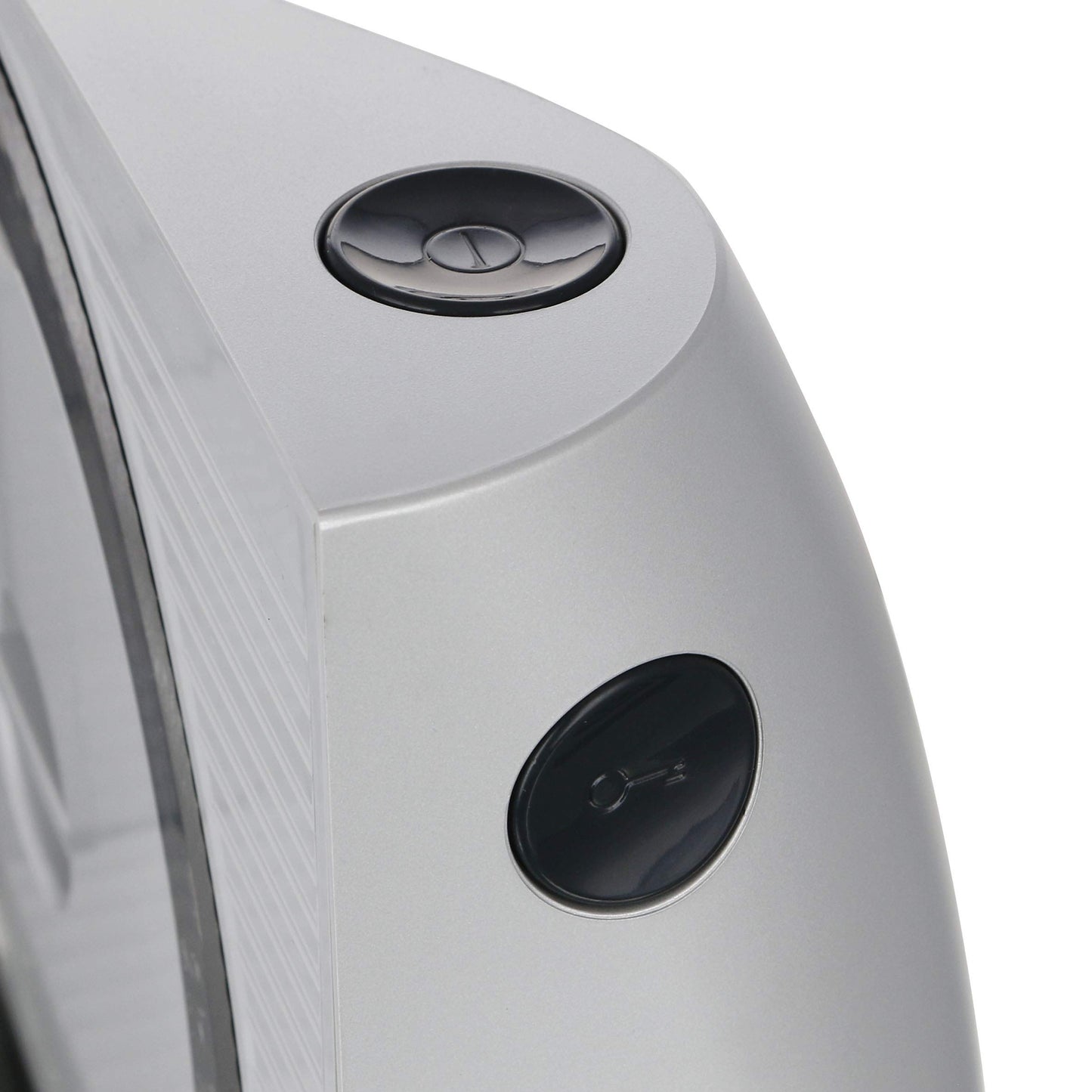 Emerio Allesschneider "Made in EU", Edelstahl Messereinheit in Deutschland produziert, einstellbar 0-17mm, BPA frei, platzsparend klappbar, mit Sicherheitsschalter, Eco 100 Watt, MS-125000.1, Schwarz