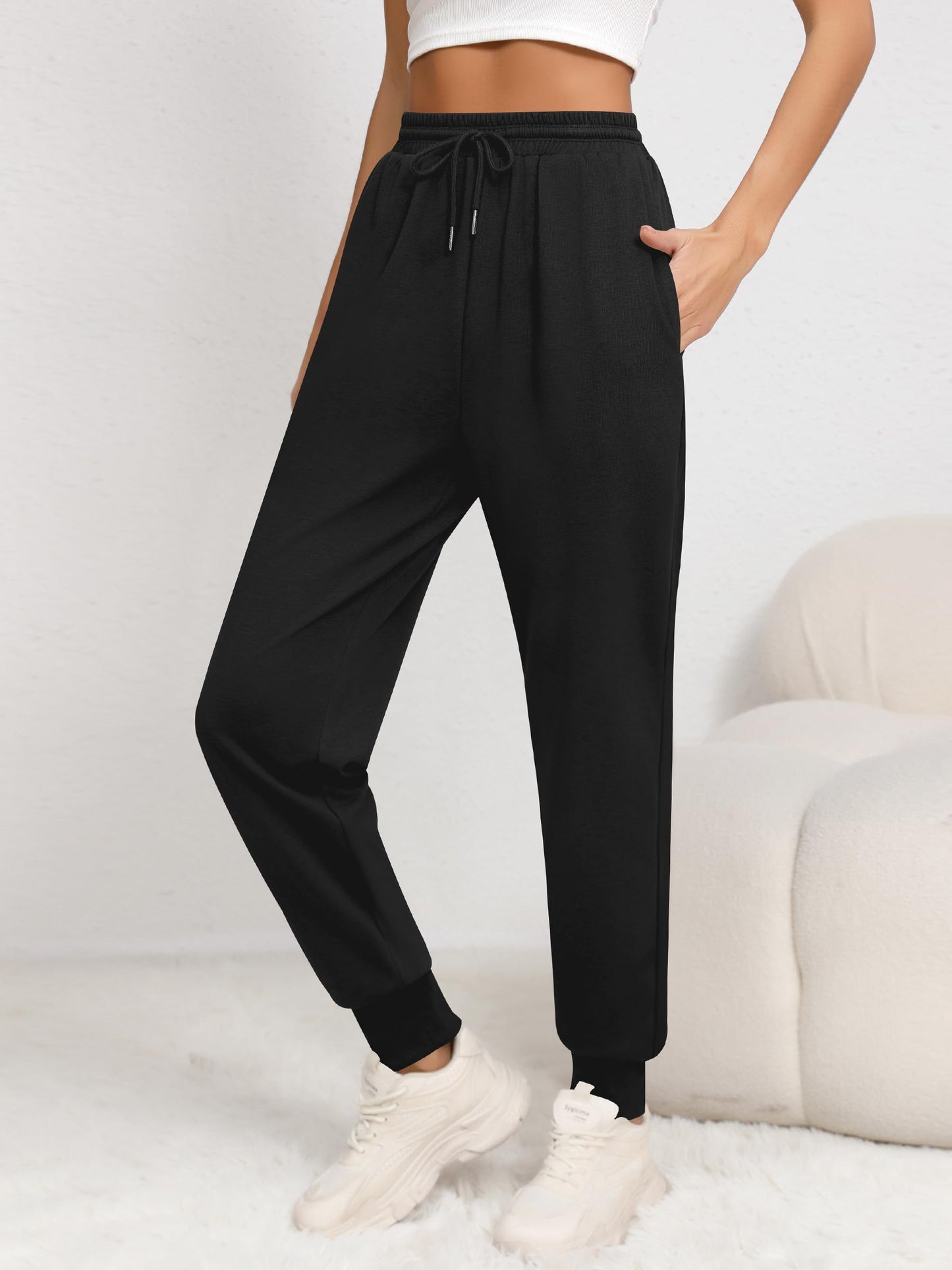 Missufe Women’s High Waist Jogging Sweatpants