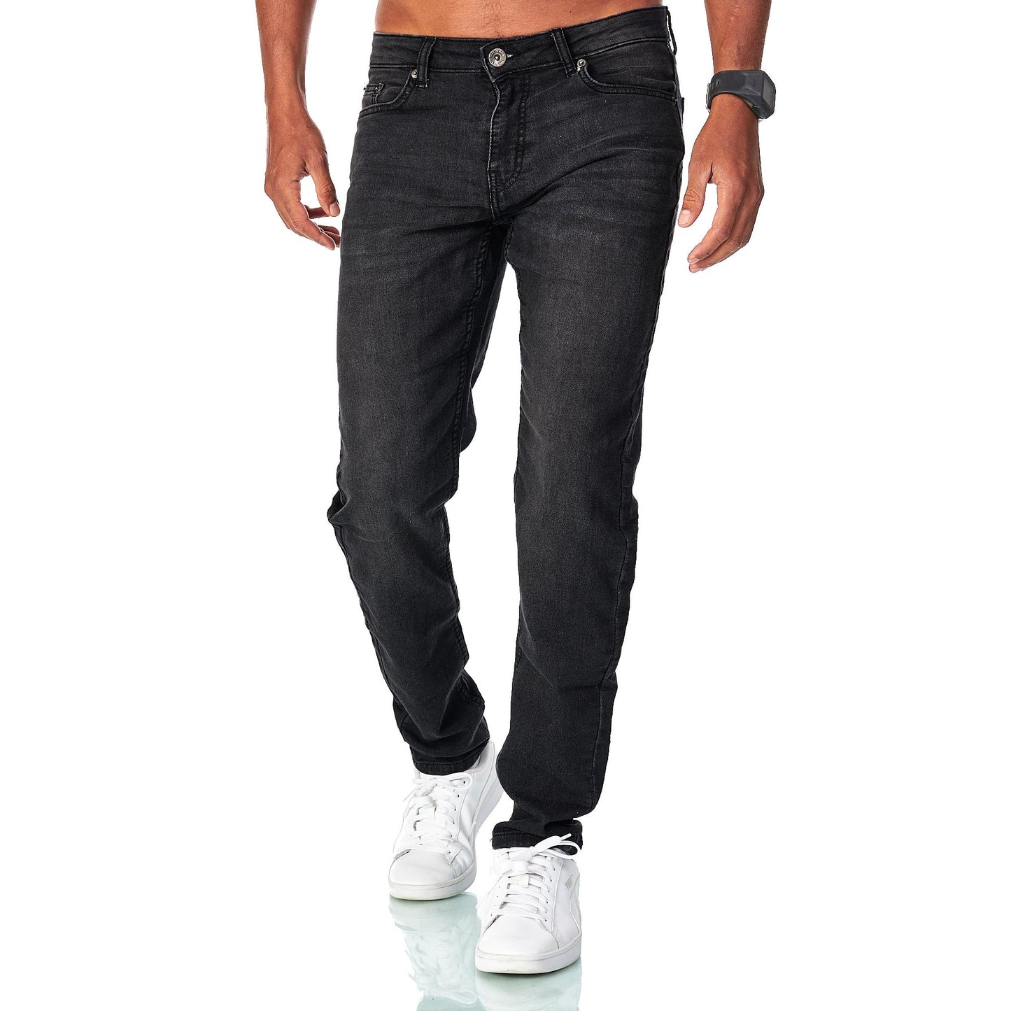 JEEL Men’s Sweat Jeans – Regular Fit Straight Cut