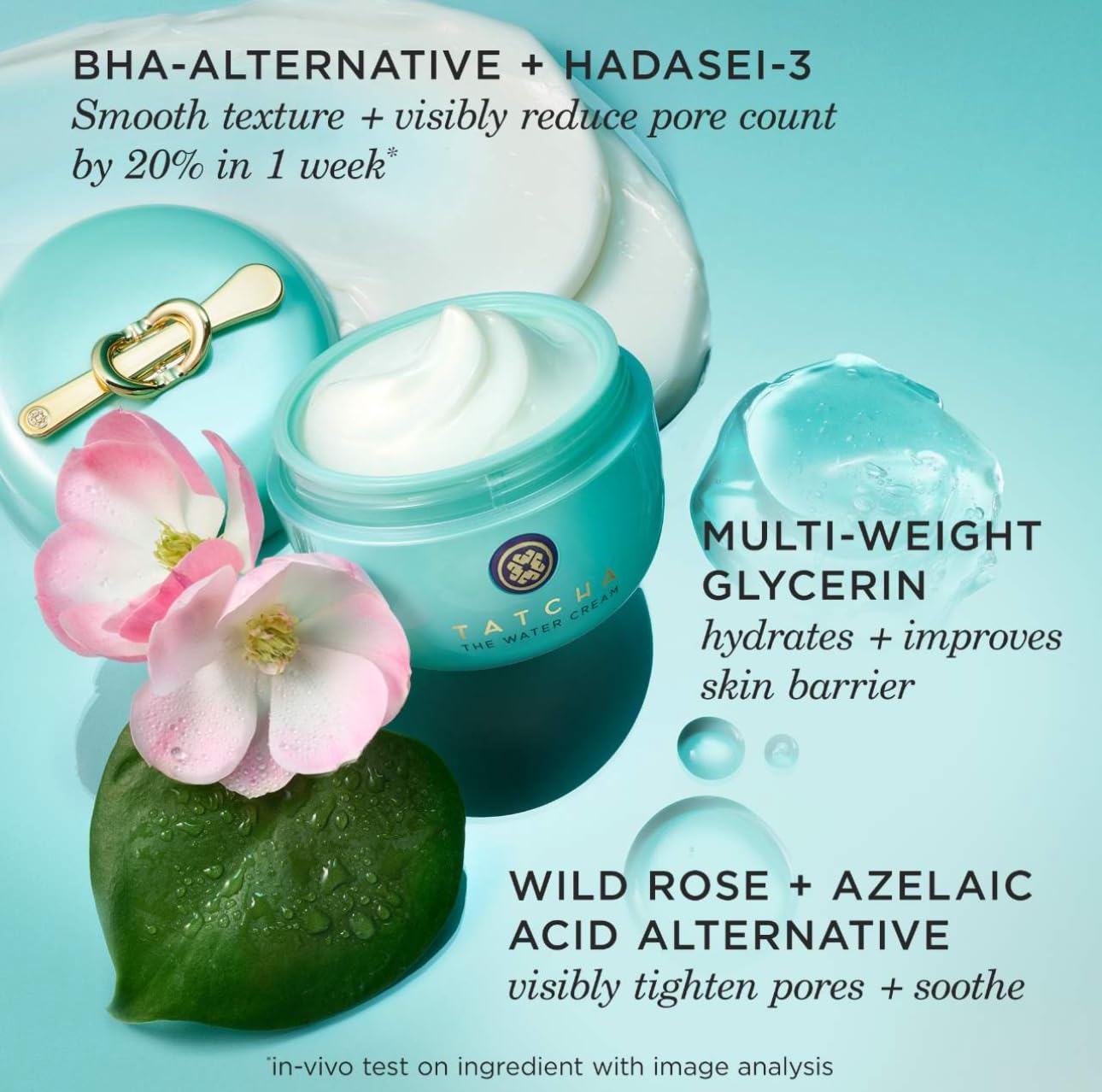 TATCHA The Water Cream Hydration for Poreless, Radiant Skin